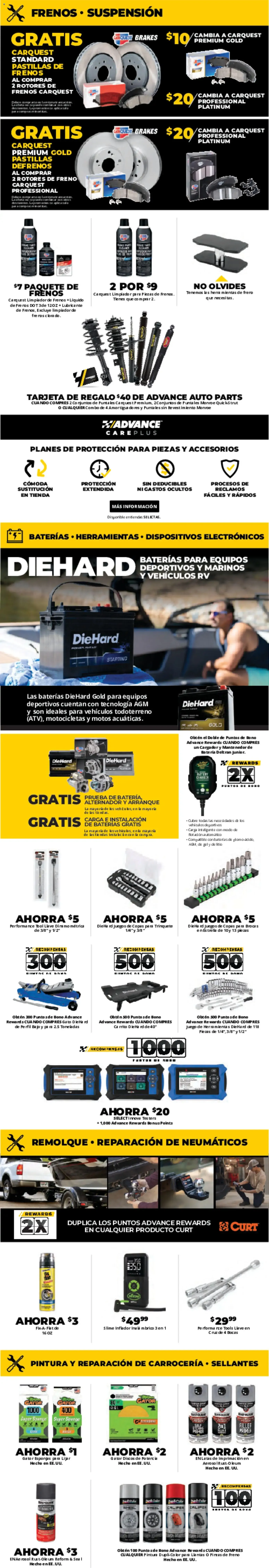 Weekly promotion Advance Auto Parts Weekly Ad from 07/19/2026 - Flyer spanning from July 19 to August 15 2026 - Page 4 for Catalogue 365