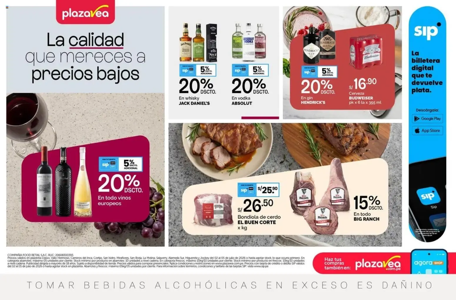Catalogo de Catálogo Plaza Vea: La calidad que mereces a precios bajos 2 de julio al 5 de julio 2026 - Pag 1