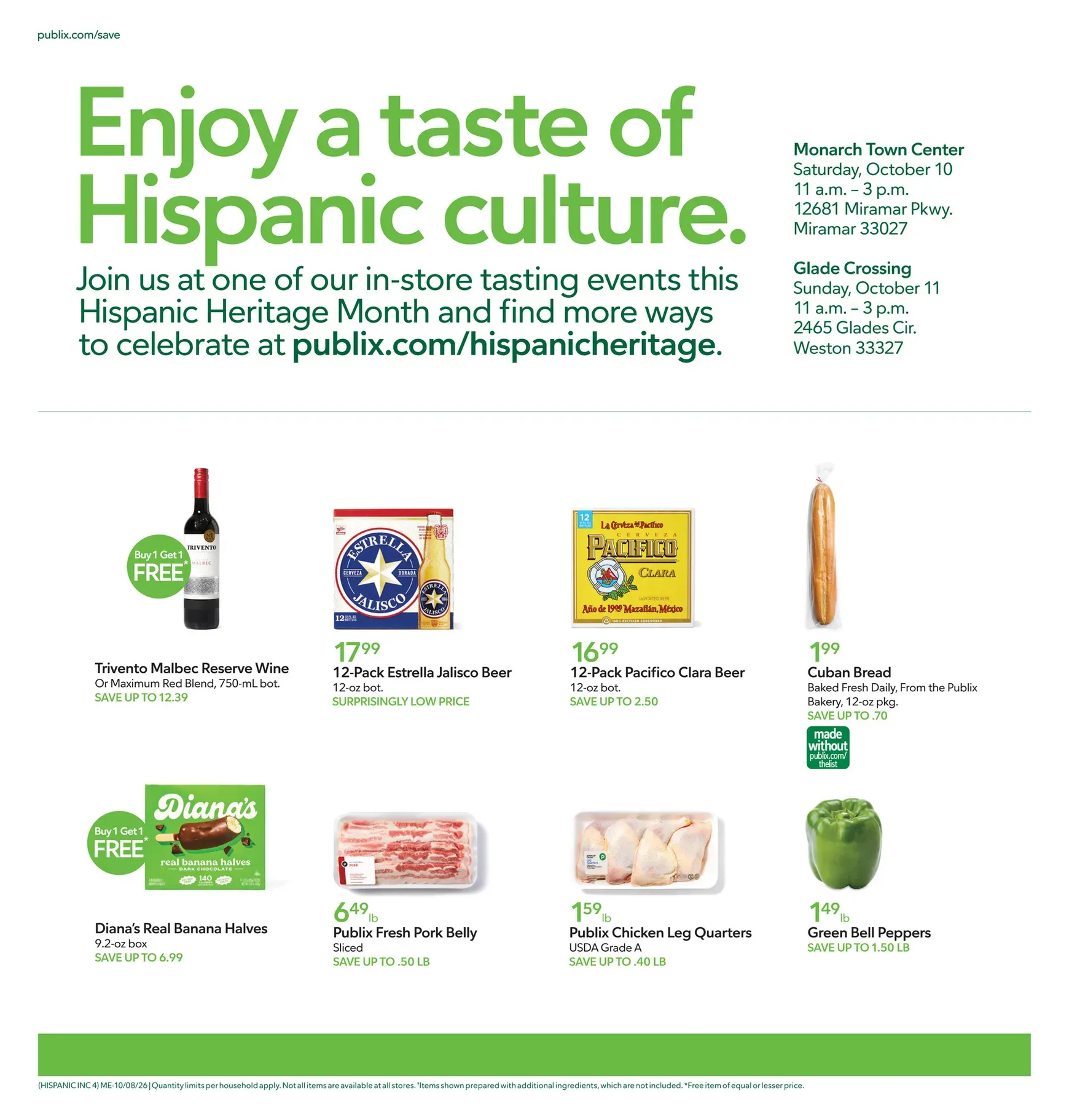 Weekly ad Current Publix - Hispanic Heritage Month leaflet valid from Thursday 10/08/2026 to Wednesday 10/14/2026 from October 8 to October 14 2026 - Page 4