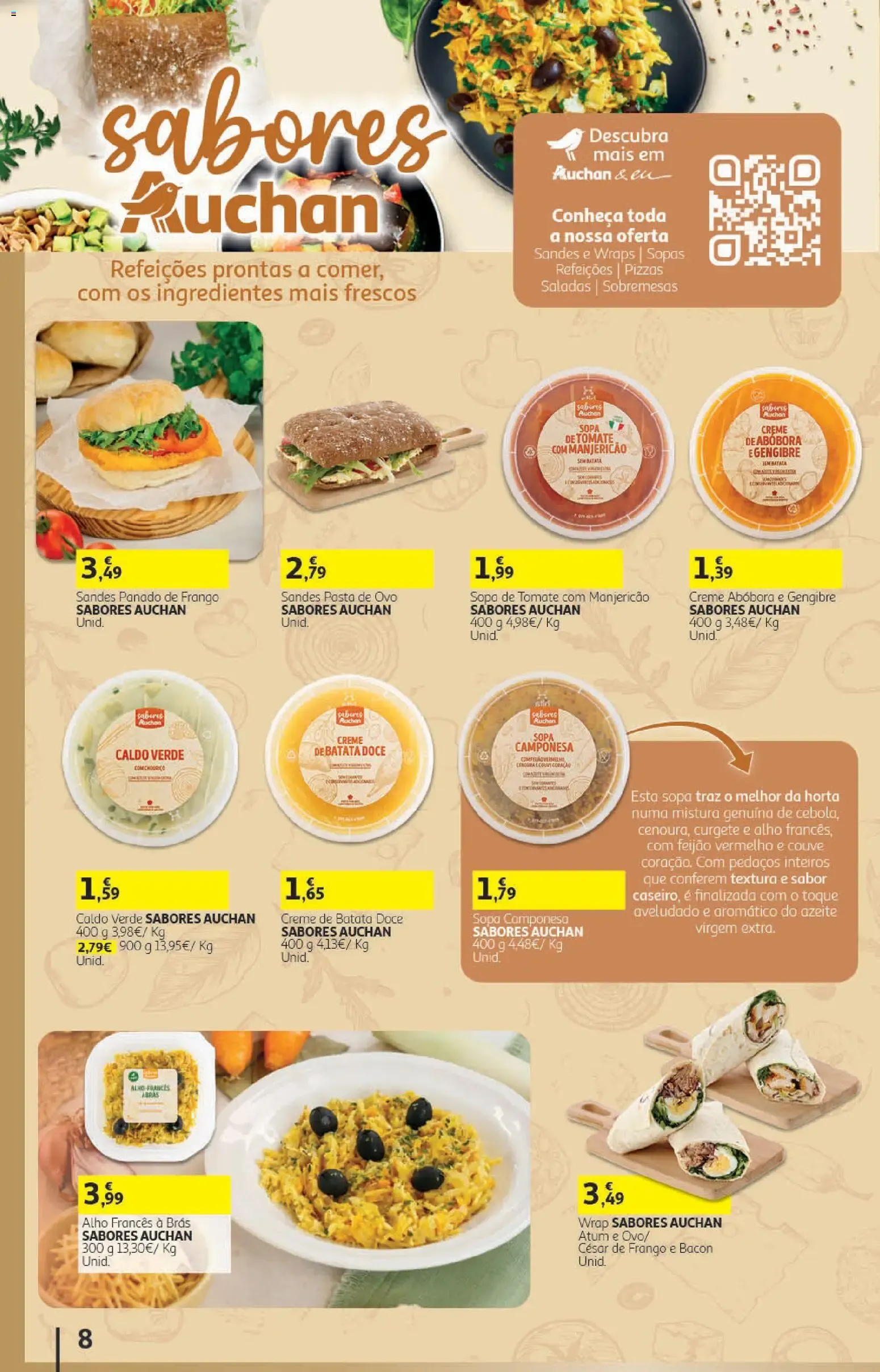 Folheto Auchan Super Poupança de 19 de agosto até 3 de setembro 2026 - Pagina 8