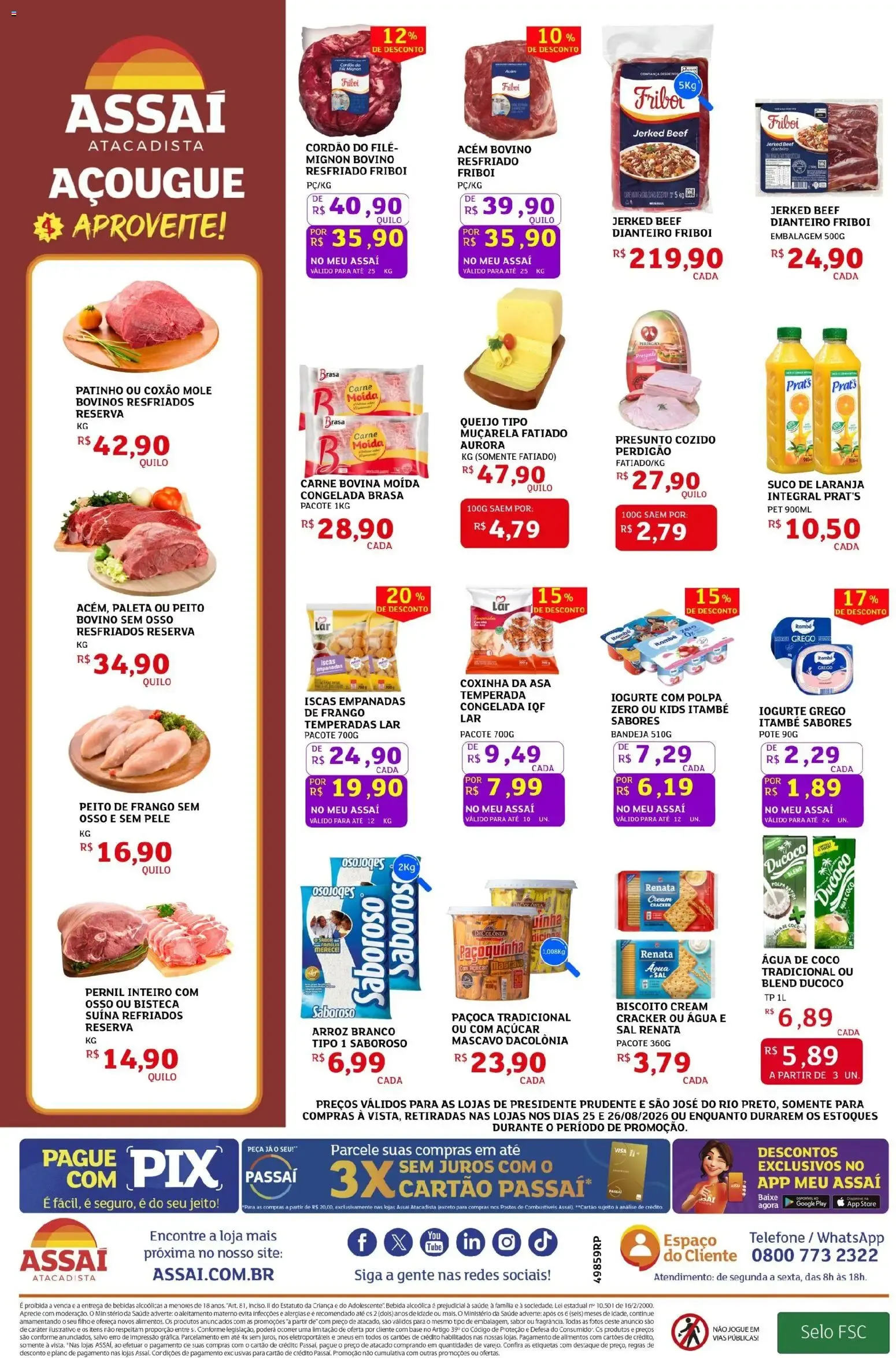 Encarte de Assaí Atacadista ofertas - SP de 25/08/2026 | Promoções Online 25 de agosto até 26 de agosto 2026 - Pagina 2