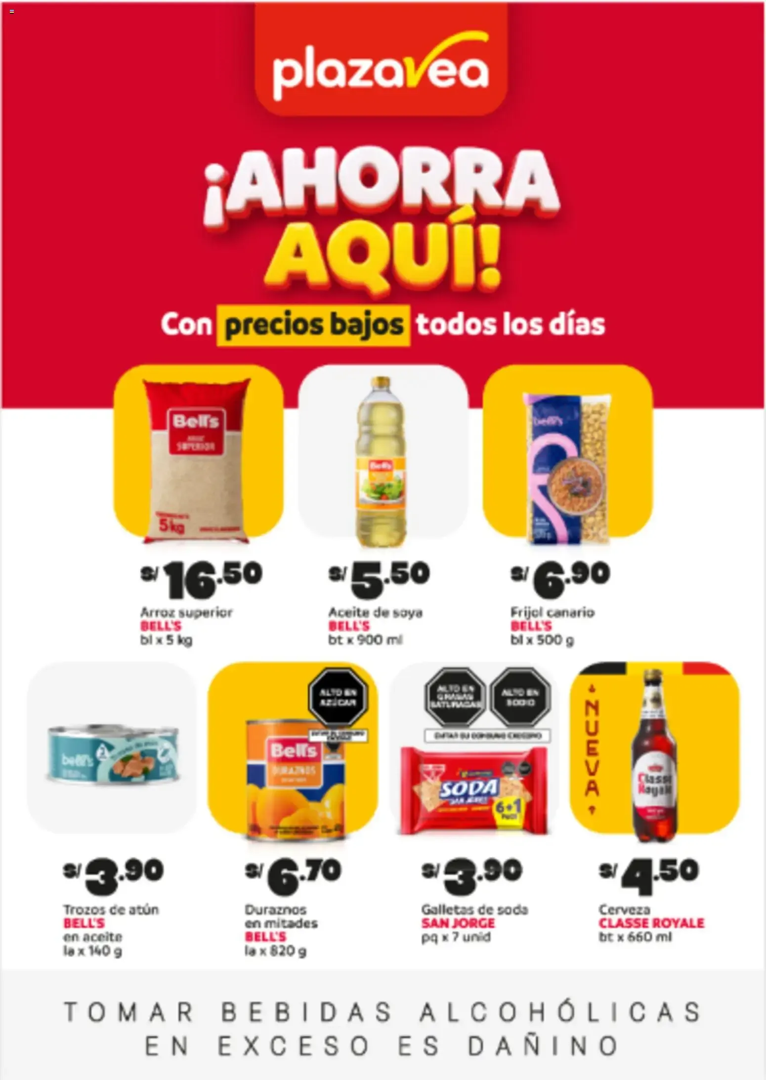 Catalogo de Plaza Vea: ¡Ahorra Aquí! 19 de octubre al 1 de noviembre 2026 - Pag 1