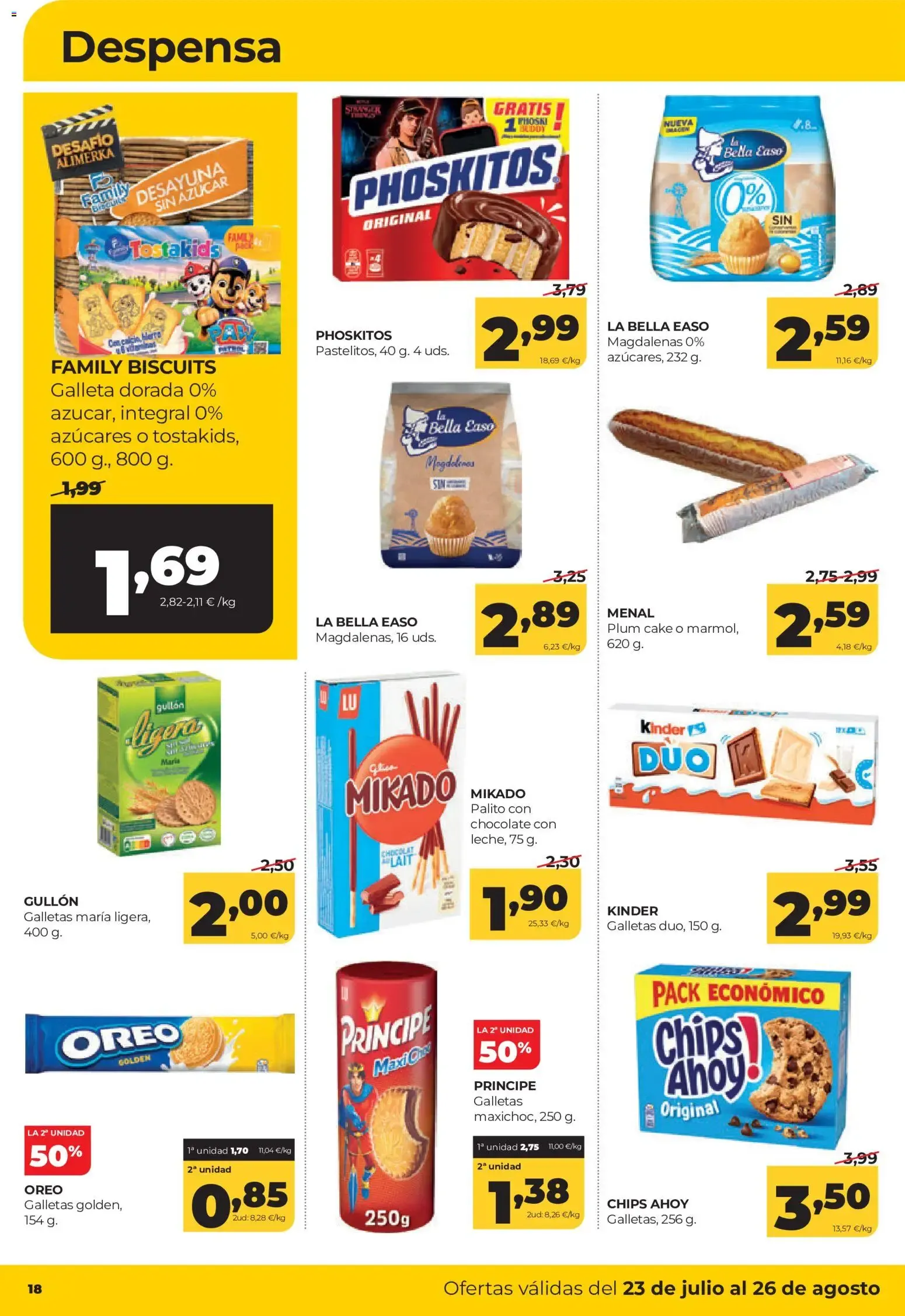 Catálogo de Alimerka folleto Asturias del 23/07/2026 | Catálogo 23 de julio al 26 de agosto 2026 - Página 18