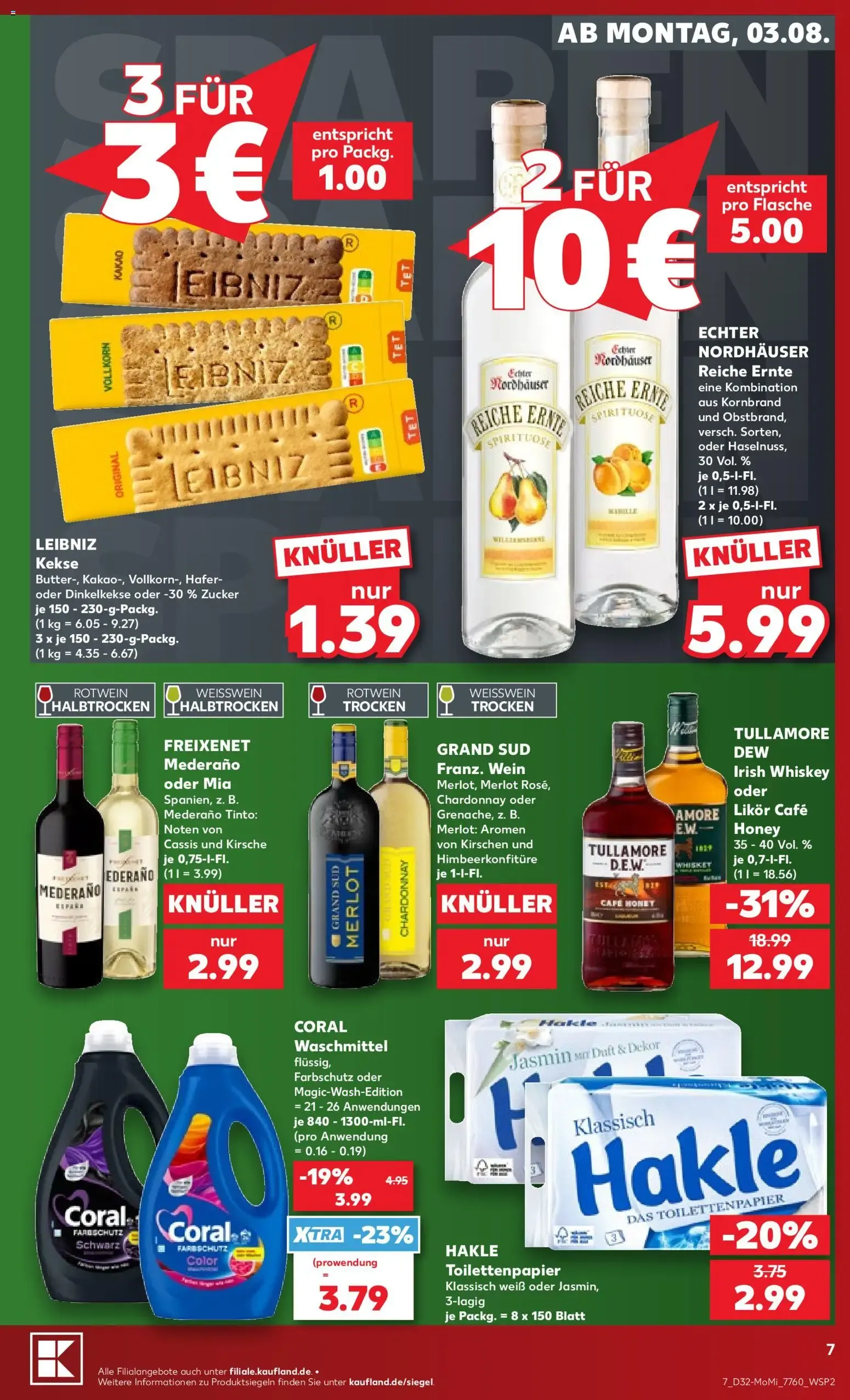 Kaufland: Richtig Sparen zum Wochenstart van 3 augustus tot 5 augustus 2026 - Folder pagina 7