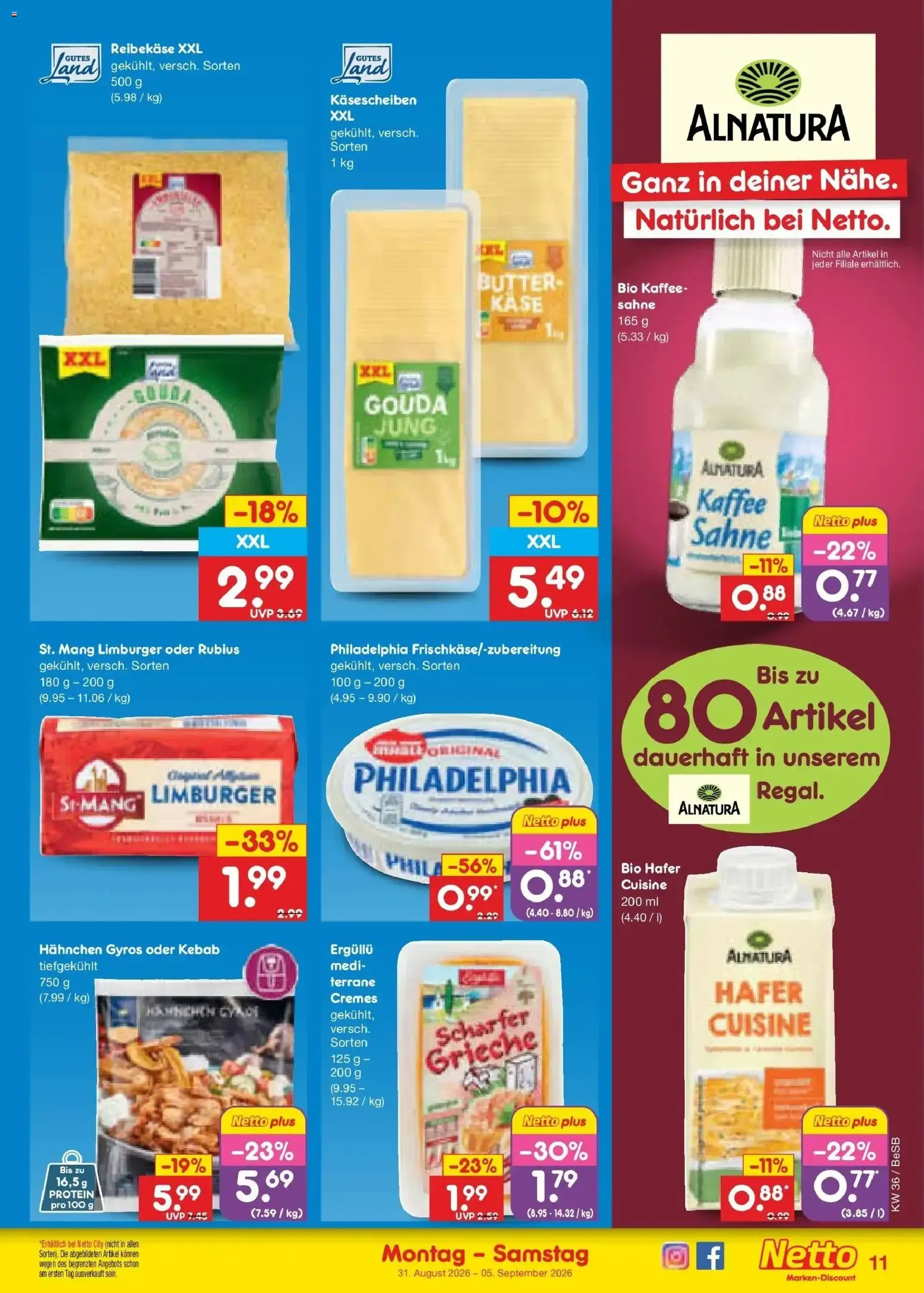 Netto Marken-Discount Prospekt Kremmen (ab 31.08.2026) » Angebote von 31. August bis 5. September 2026 - Prospekt seite 13