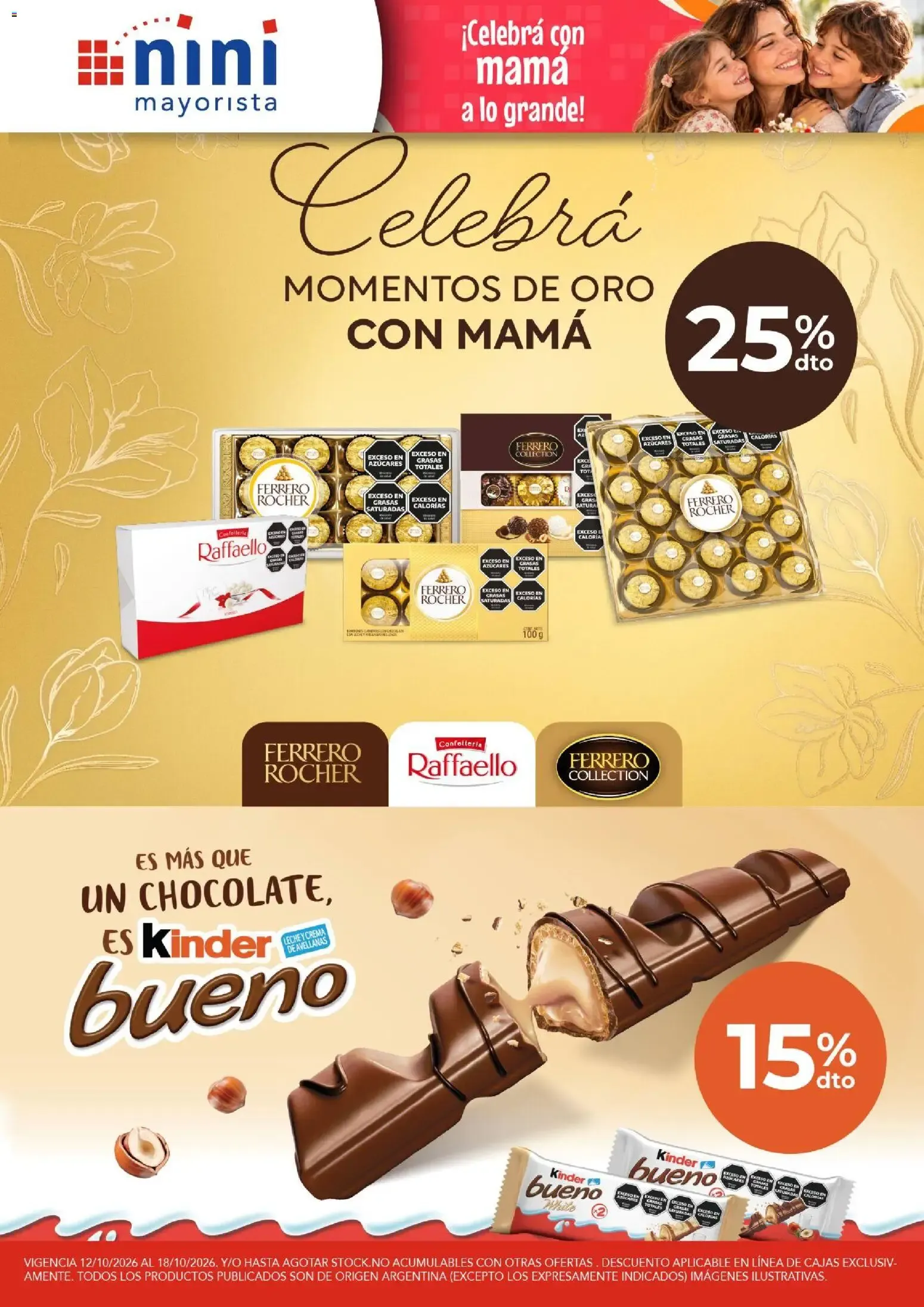 Ofertas de NINI Mayorista - Ofertas Para Mamá del 12/10/2026 - 18/10/2026 12 de octubre al 18 de octubre 2026 - Página 3 del catálogo