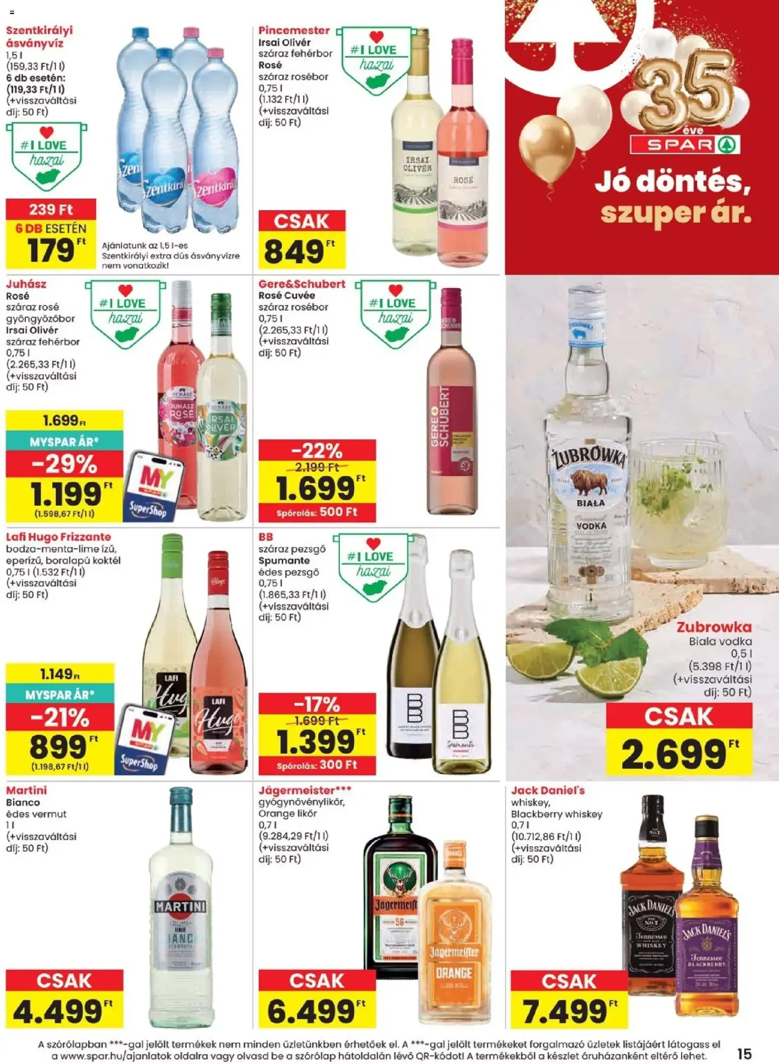 Katalógus Spar akciós újság - 2026.08.06.-tól augusztus 6.-tól augusztus 12.-ig 2026. - Oldal 15