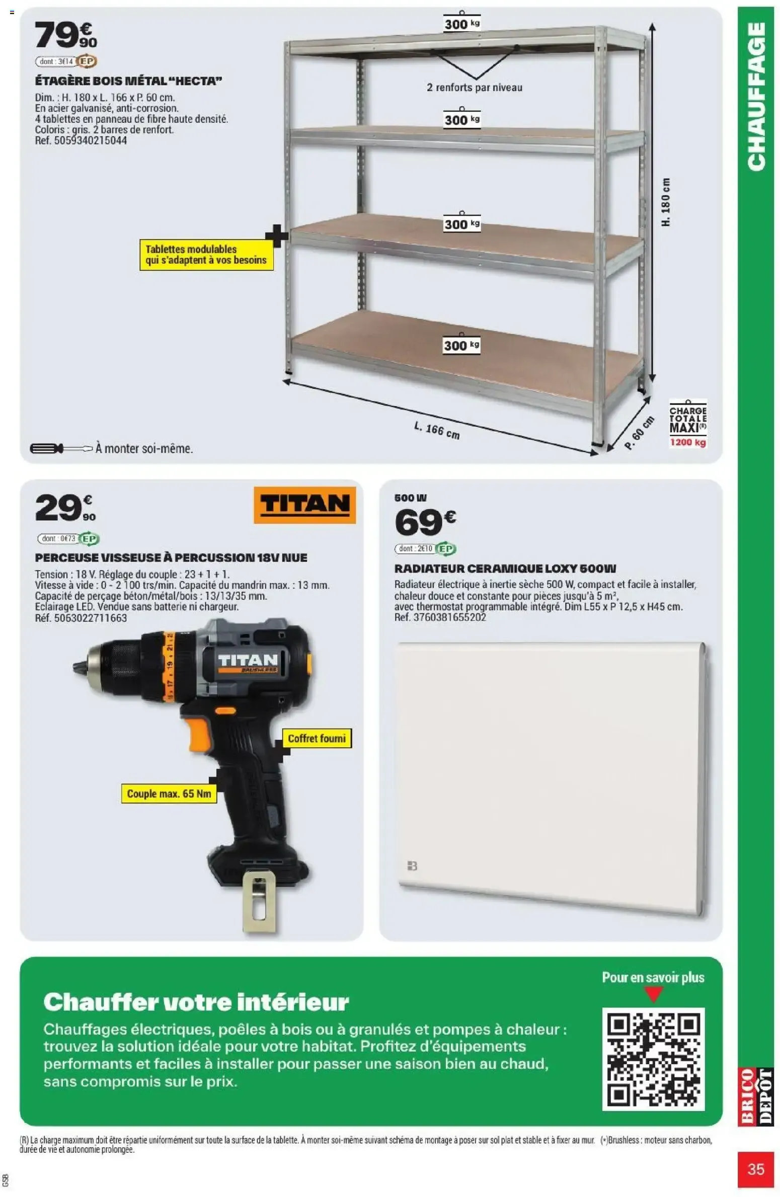 L'OFFICIEL DU BRICOLAGE - Automne du 17 septembre au 1 octobre 2026 - Catalogue page 35