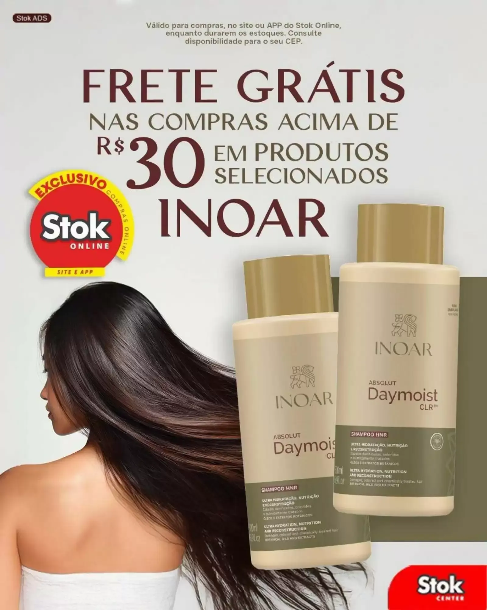 Encarte de Frete Grátis Inoar - Stok Online 16 de julho até 1 de agosto 2026 - Pagina 1