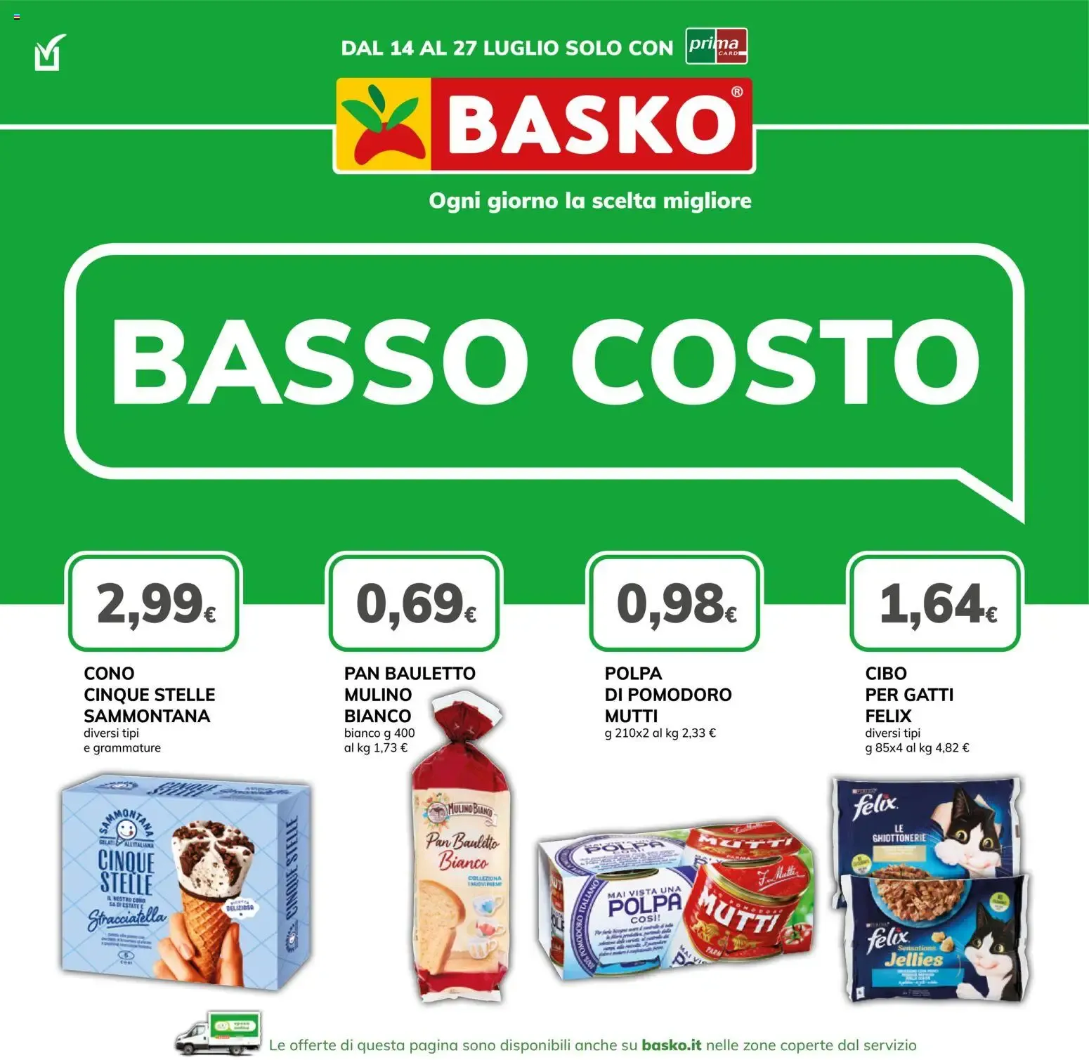 Nuovo Basko volantino dal 14/07/2026 > offerte anteprima 🛍️ da 14 luglio a 27 luglio di 2026 - Pagina del volantino 1