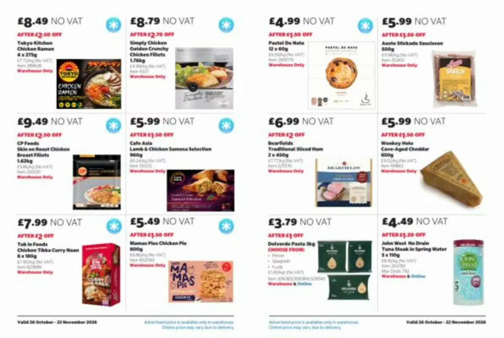 Costco leaflet from 26 October to 22 November 2026 - Catalogue Page 9