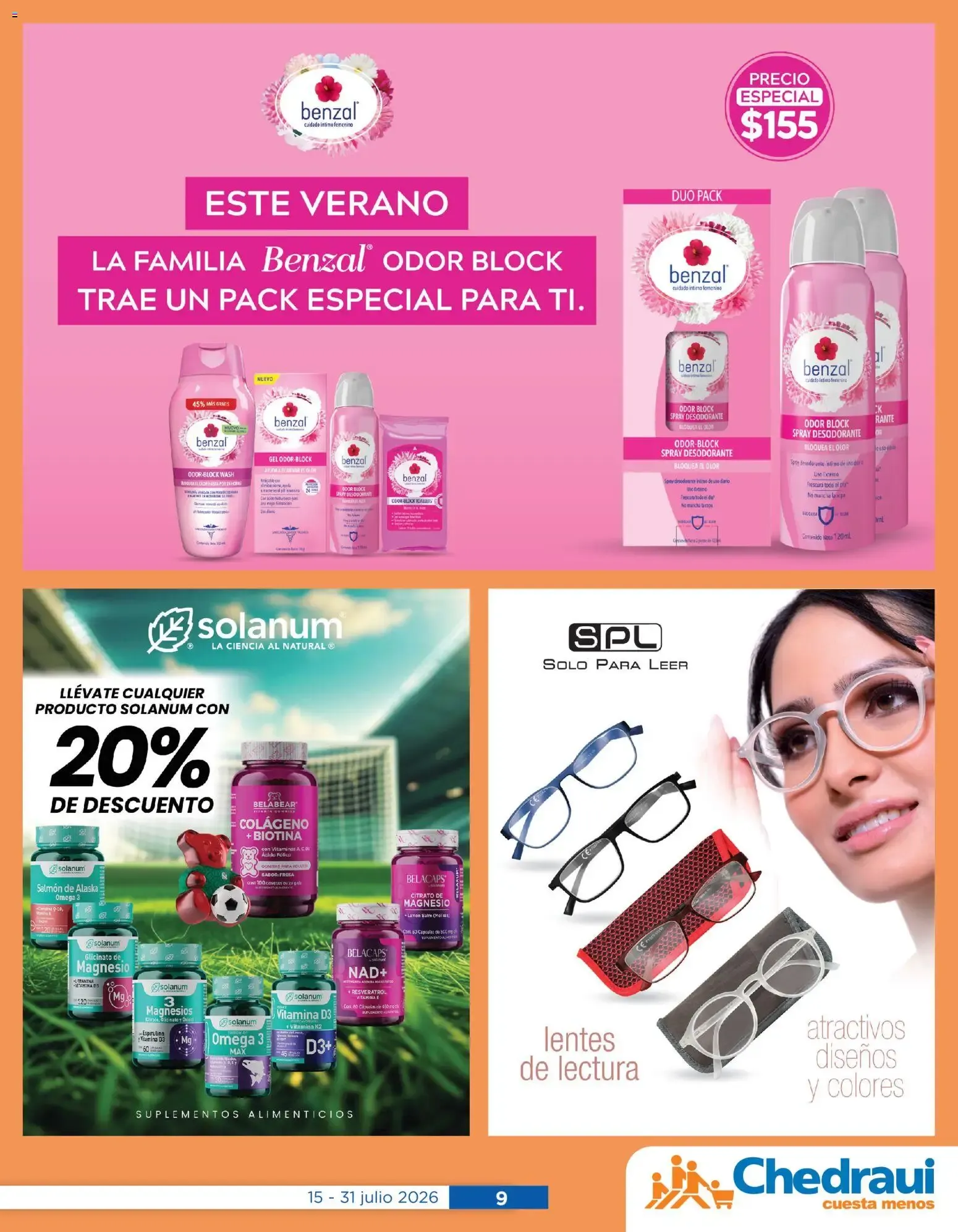 Catálogo de Chedraui folleto Cuidar tu salud (15/07/2026 - 31/07/2026) - catálogo en línea 15 de julio al 31 de julio 2026 - Pagina 9