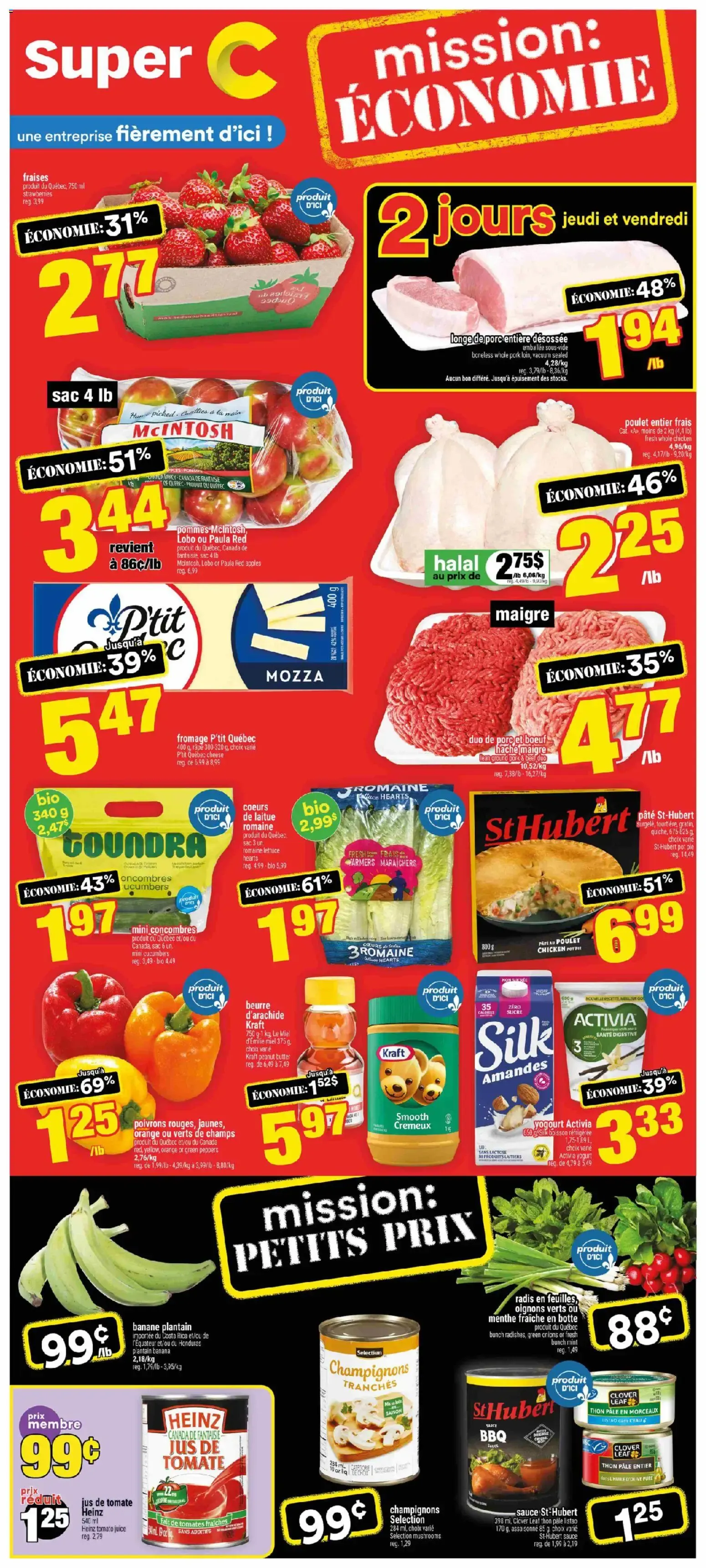 Super C weekly flyer / circulaire from Sep 17, 2026 > weekly specials & deals from September 17 to September 23 2026 - flyer page 1