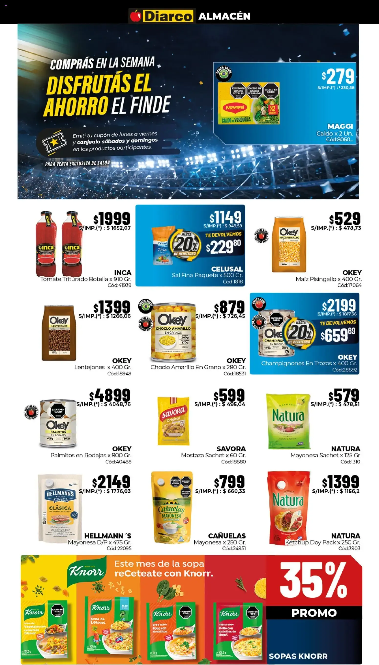 Ofertas de Diarco - Ahorros Mundiales 22 de junio al 26 de junio 2026 - Página 3 del catálogo