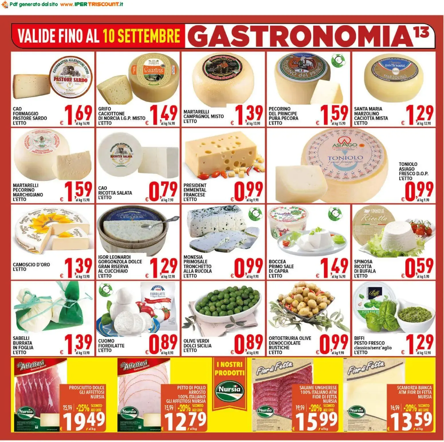 Ipertriscount volantino dal 02/09/2026 - online Offerte da 2 settembre a 10 settembre di 2026 - Pagina del volantino 13