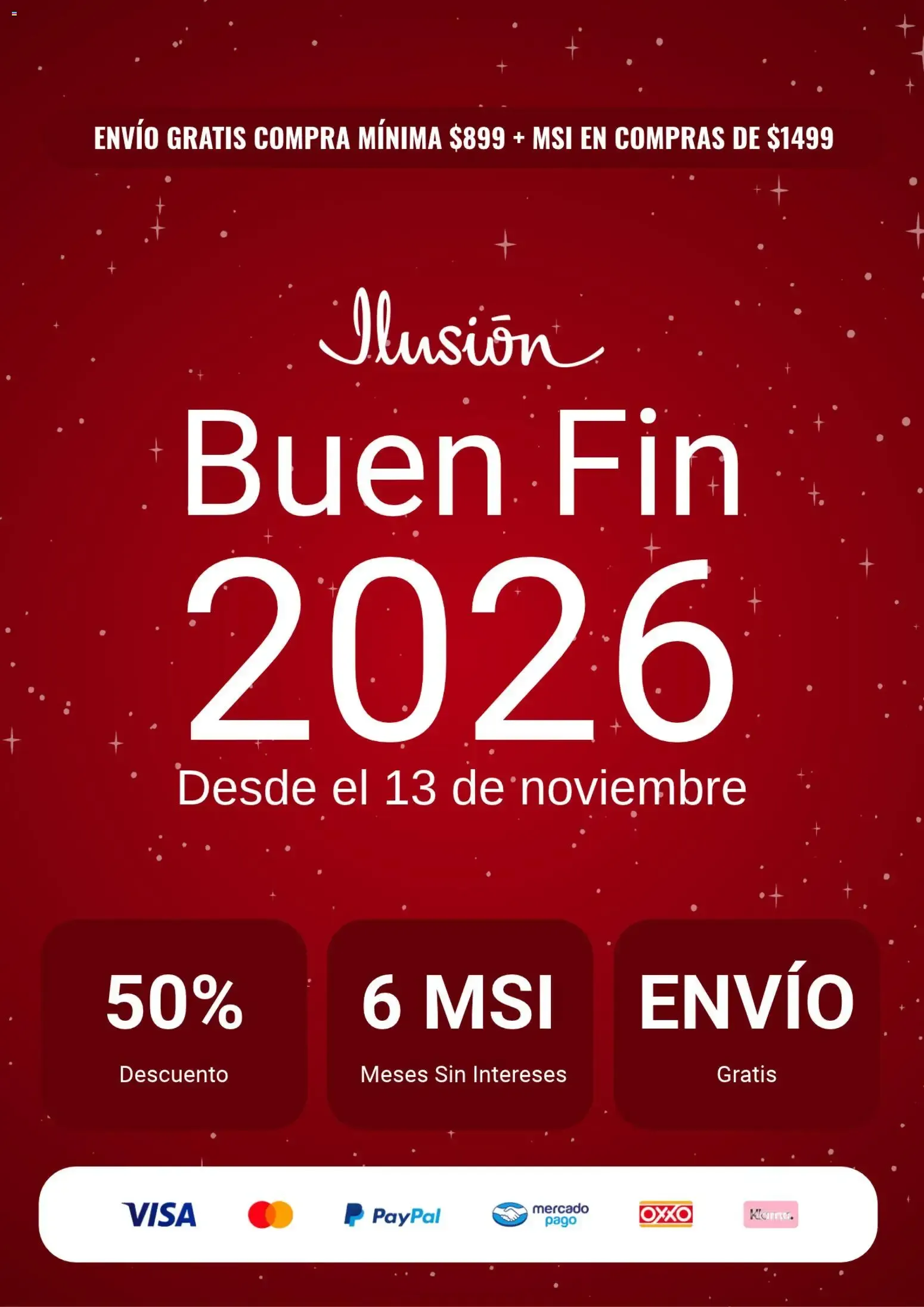 Catálogo de Ilusión Buen Fin aviso (13/10/2026 - 13/11/2026) - catálogo en línea 13 de noviembre al 13 de noviembre 2026 - Pagina 1