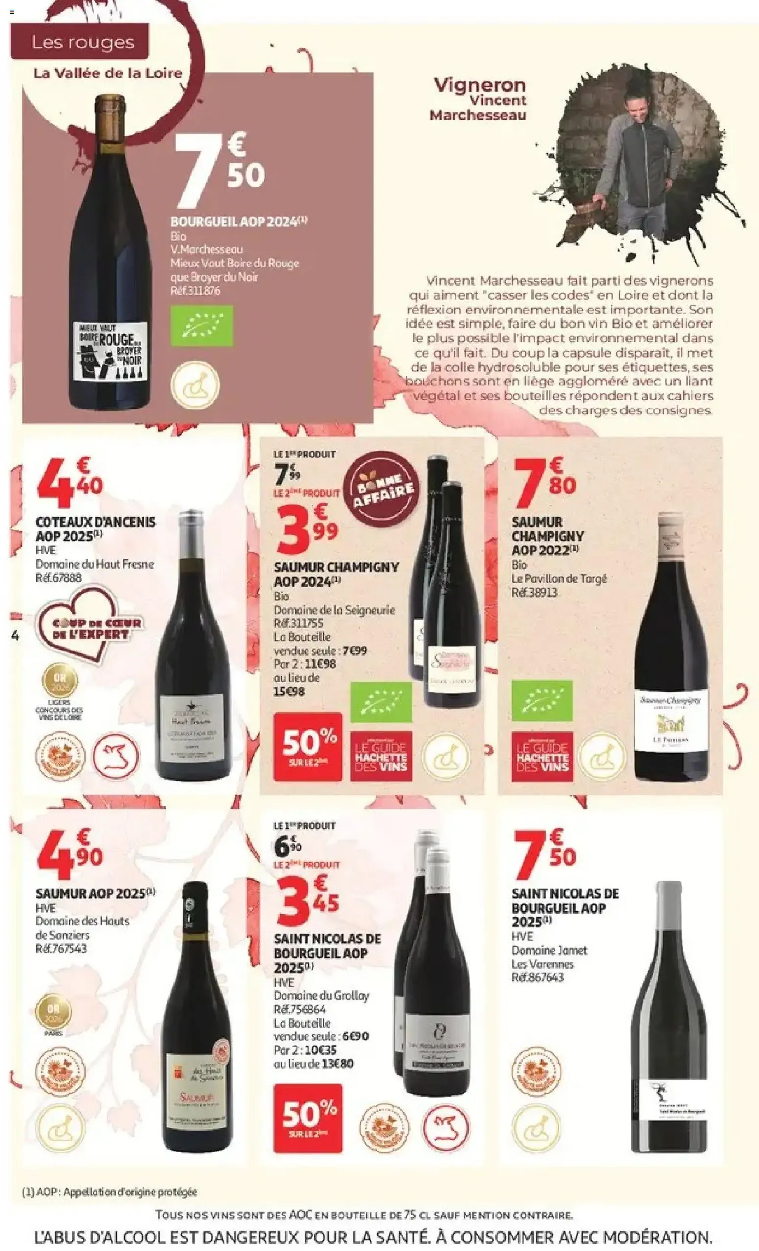 Auchan - Offerts Foire aux vins à partir du 25/09/2026 - promo en ligne du 25 septembre au 11 octobre 2026 - Catalogue page 4