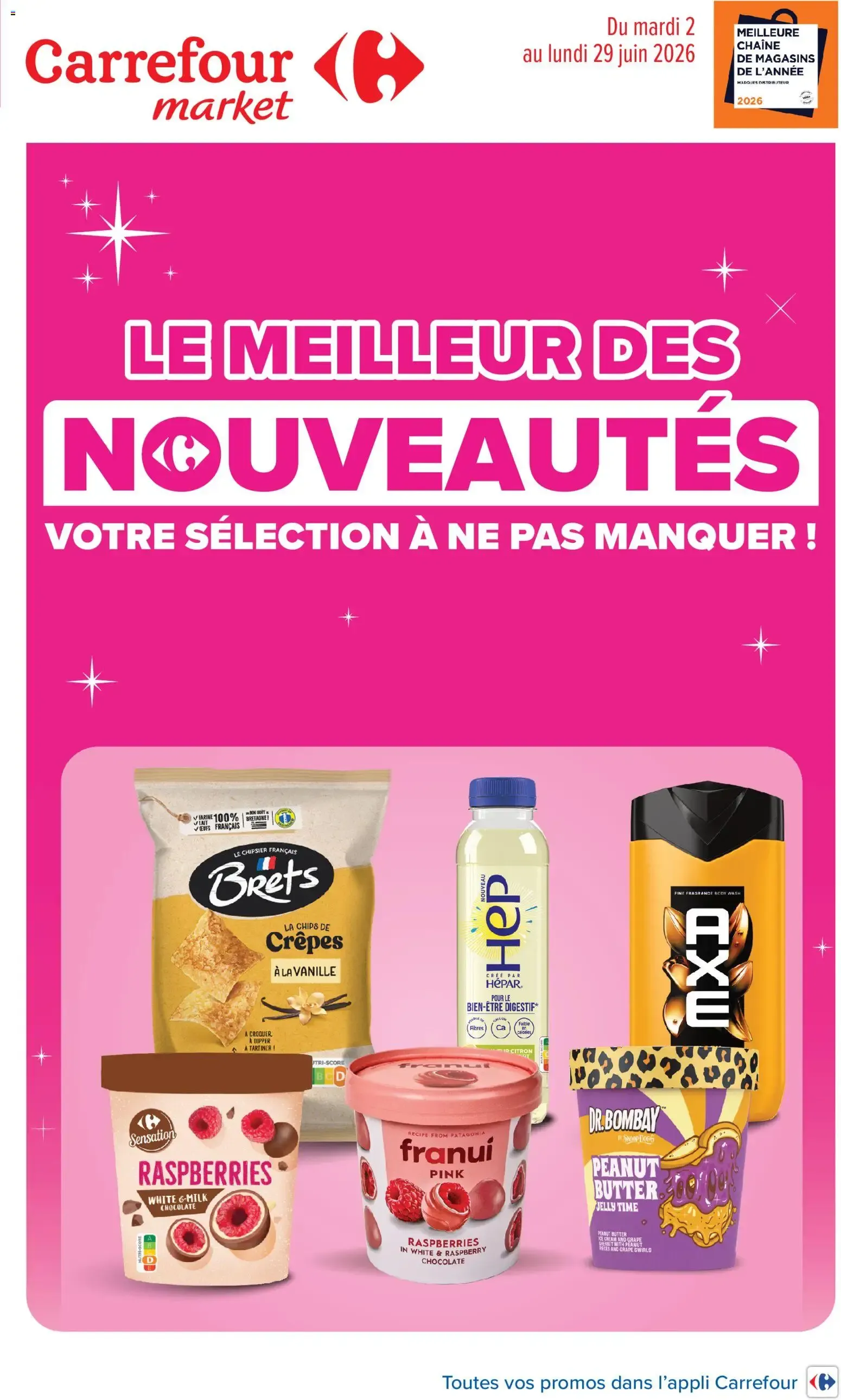 Carrefour Market Le meilleur des nouveautes de juin à partir du 02/06/2026 - promo en ligne du 2 juin au 29 juin 2026 - Catalogue page 1