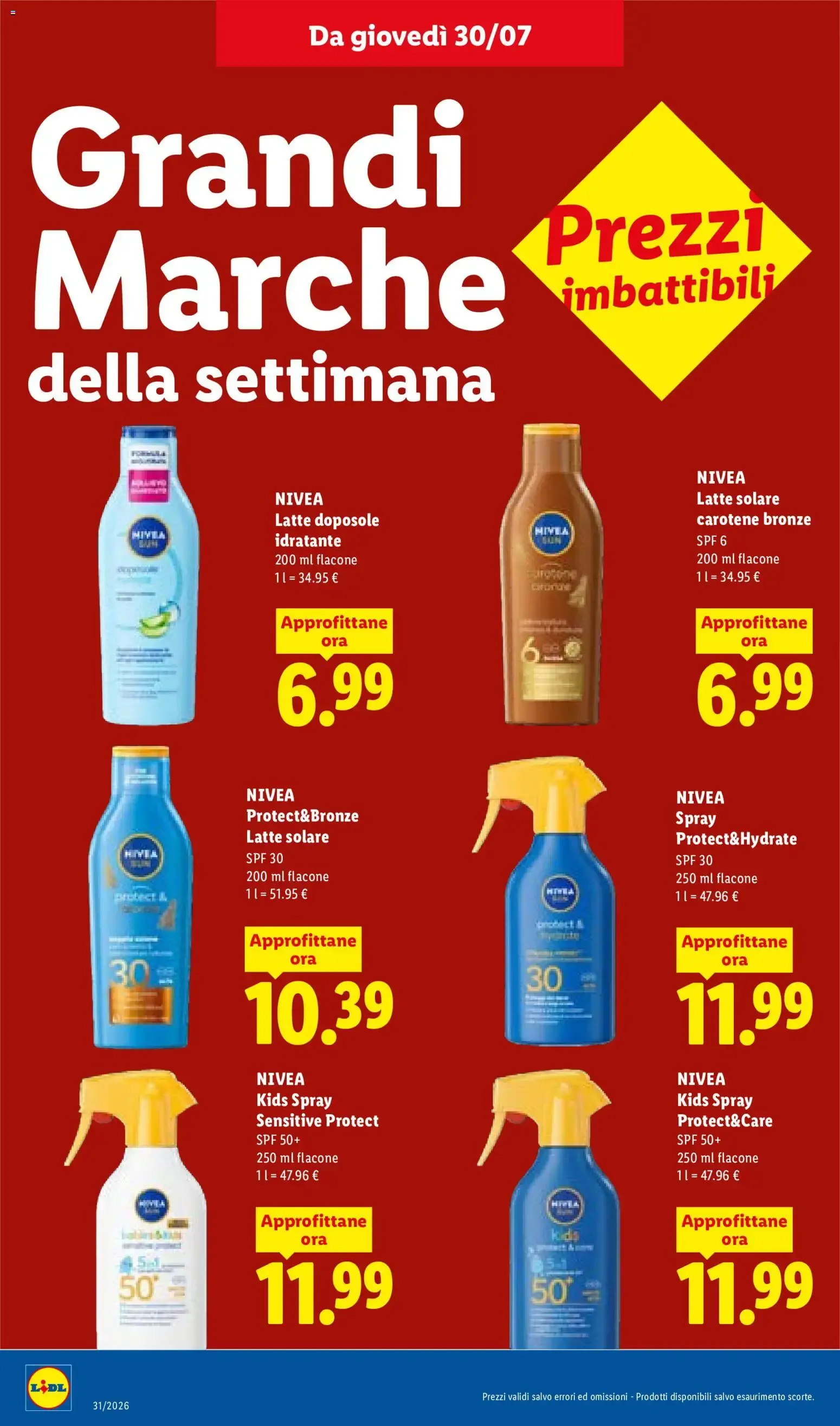 LIDL: L'estate del risparmio da 30 luglio a 5 agosto di 2026 - Pagina del volantino 14