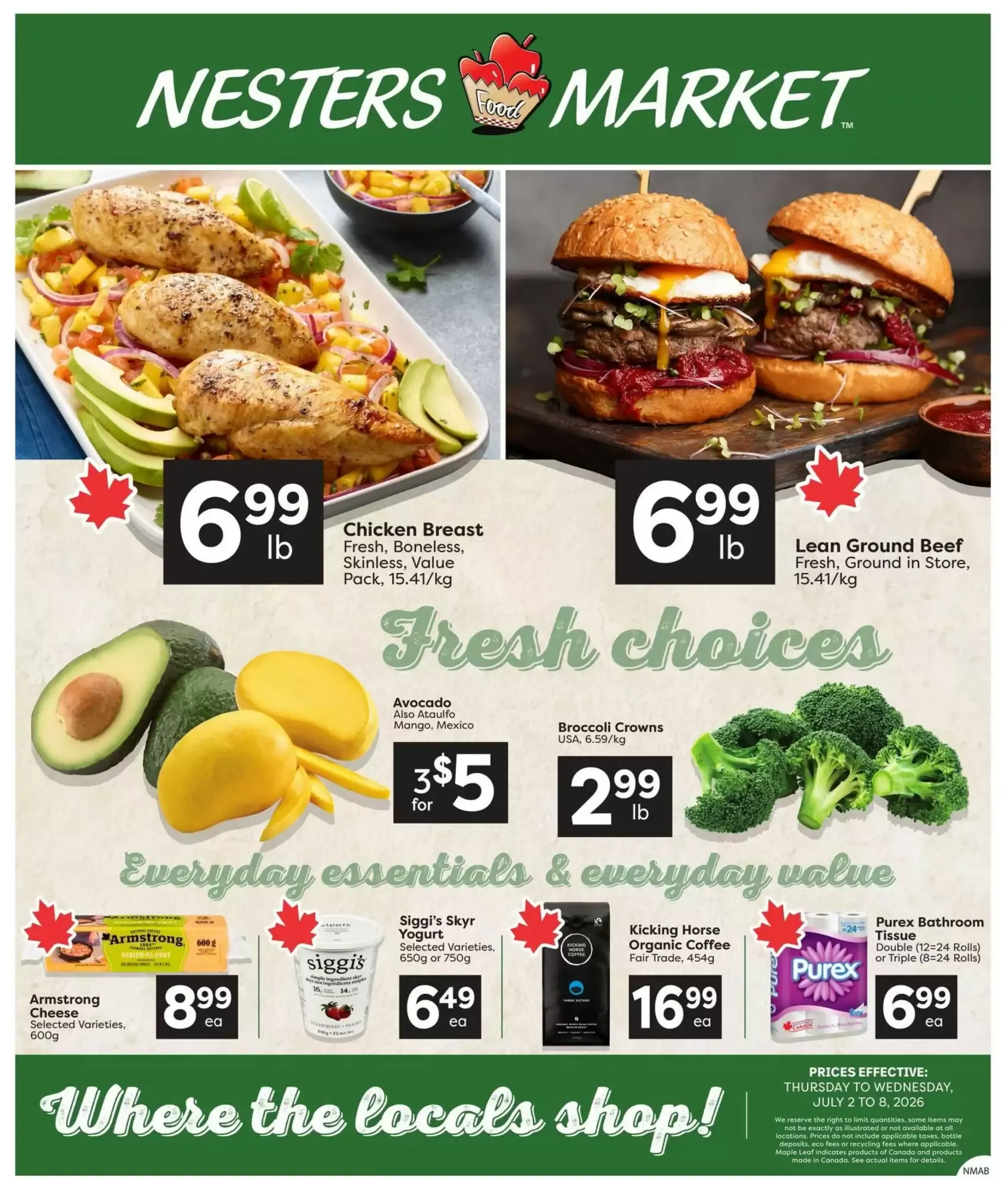 Nesters Market flyer week 27 from July 2 to July 8 2026 - flyer page 1