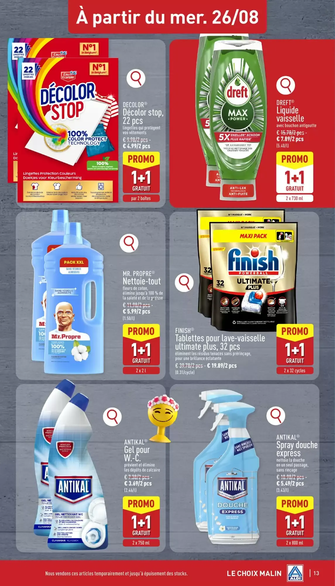 ALDI Dépliant du 24/08 au 29/08 van 24 augustus tot 29 augustus 2026 - folder pagina 13