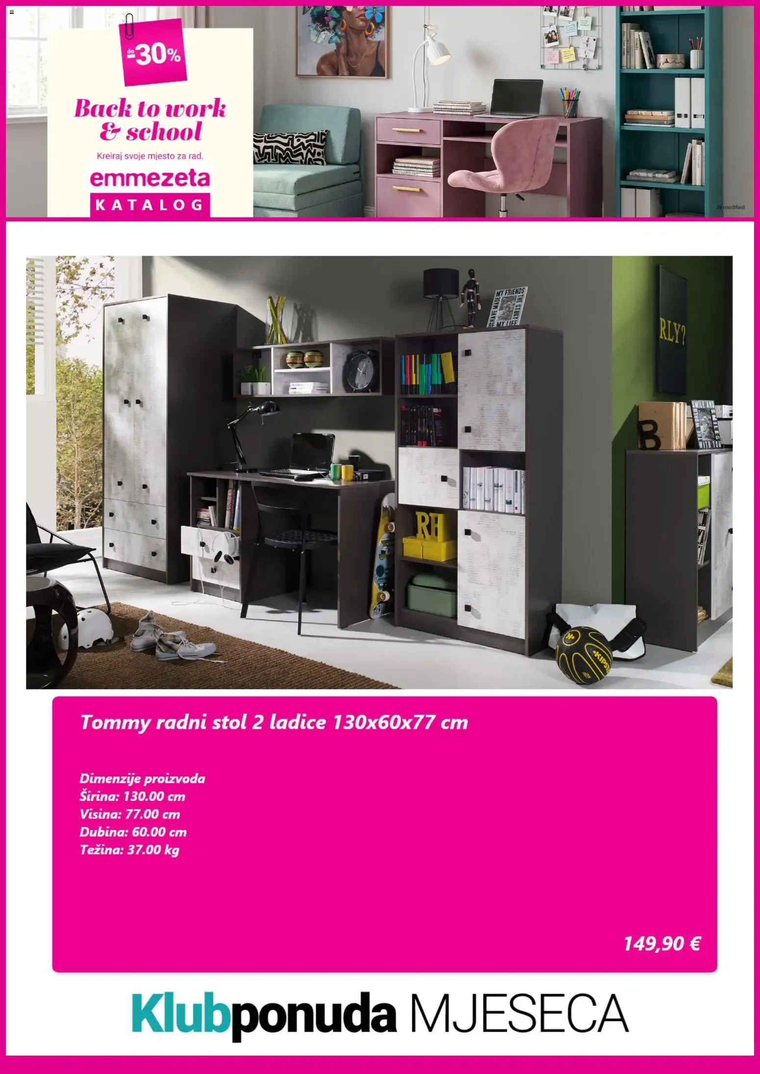 Katalog Emmezeta Katalog: Back to work & school, Klubponuda Mjeseca od 1. rujna do 21. rujna 2026. - Pregled Stranica 7