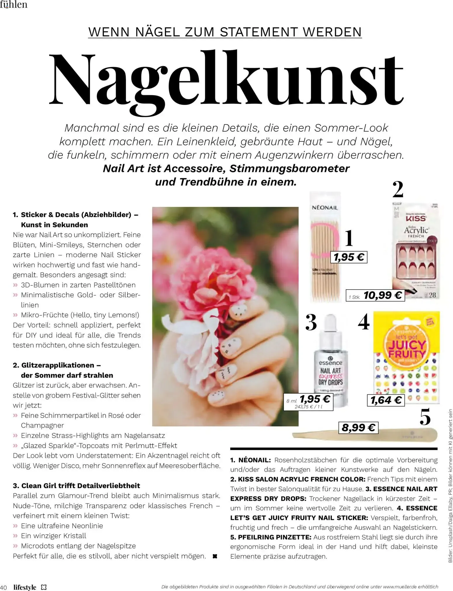 Müller lifestyle: Ihr Wohlfühl-Magazin - Urlaub fürs Ich von 10. Juli bis 31. August 2026 - Prospekt seite 40