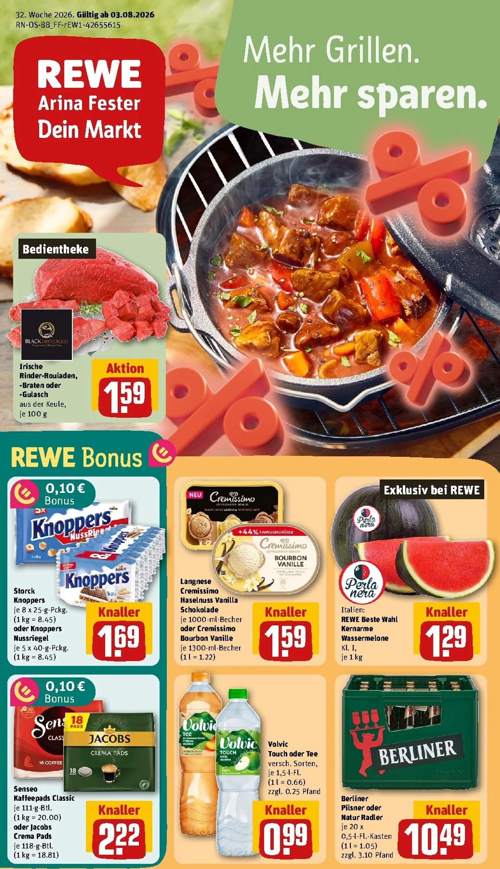 REWE Arina Fester Dein Markt: Mehr Grillen. Mehr sparen.