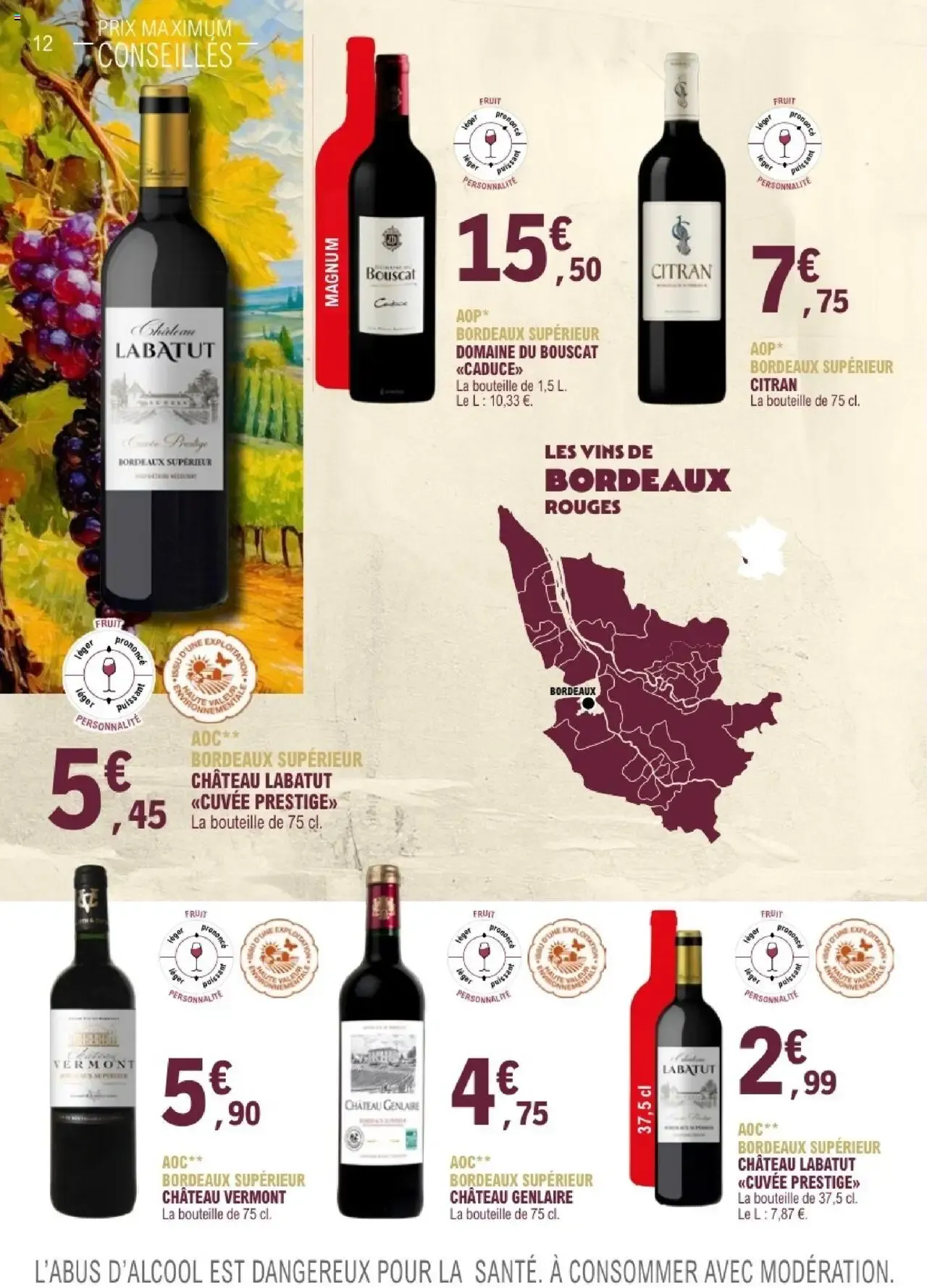 Le Guide des Vins 2025-2026 du 1 septembre au 31 décembre 2026 - Catalogue page 12