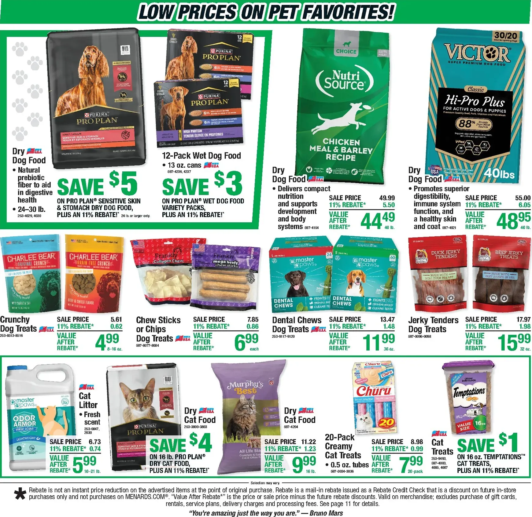 Weekly promotion Menards: 11% Rebate on Everything! spanning from July 23 to August 2 2026 - Page 2 for Catalogue 365