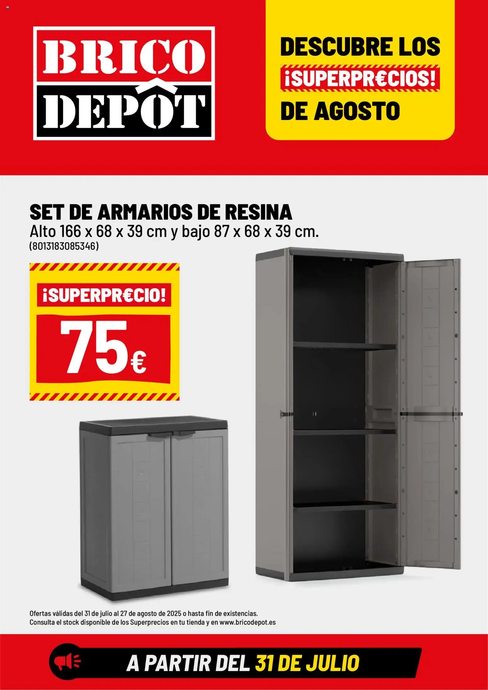 Brico Depôt Superprecios de Agosto