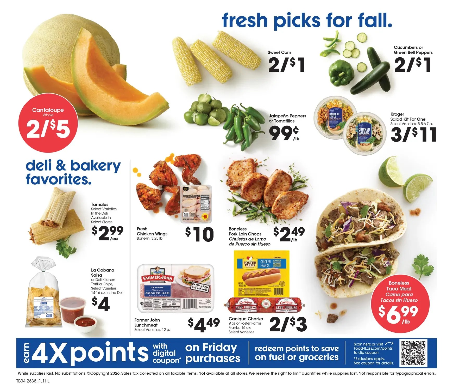 Weekly promotion Food 4 Less - Get Your Fall Fix spanning from October 21 to October 27 2026 - Page 5 for Catalogue 365