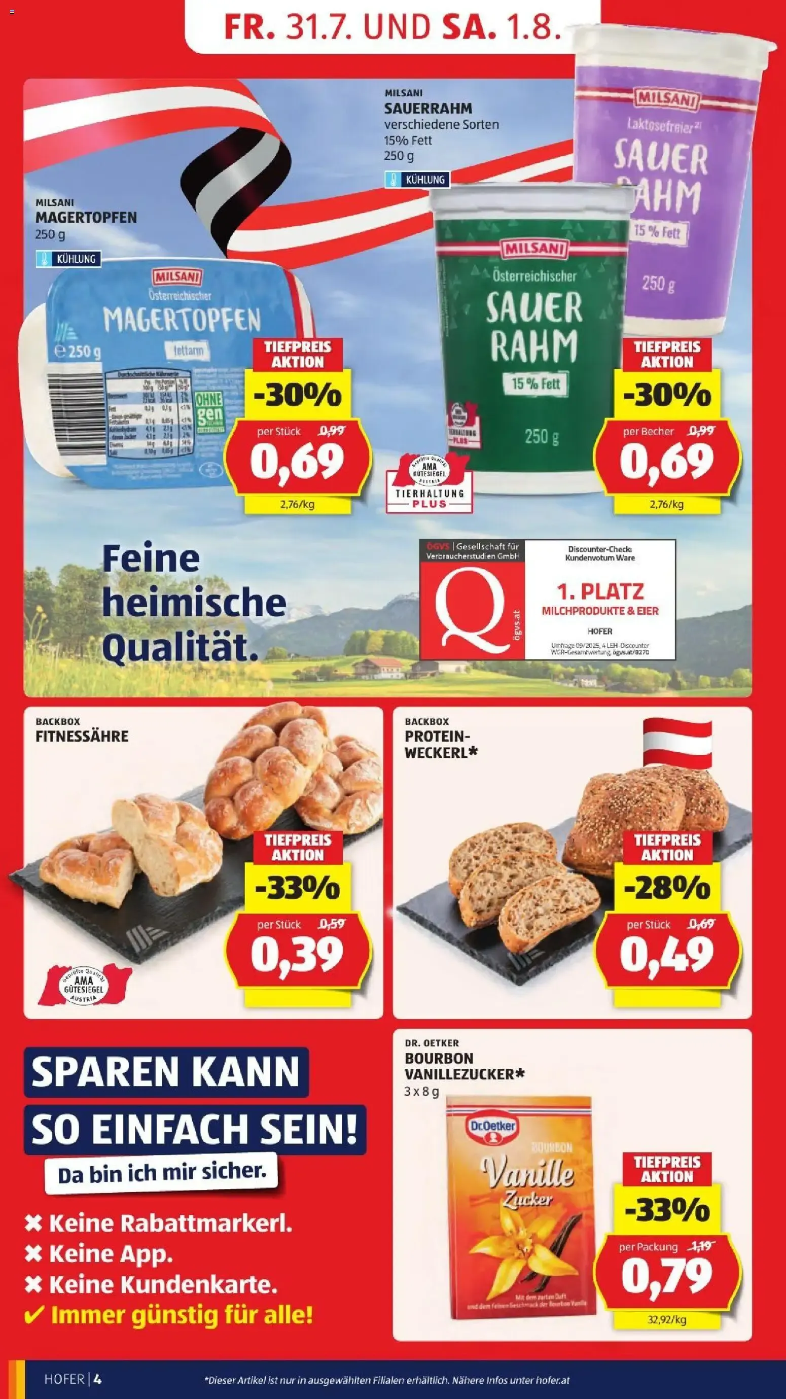 Hofer Flugblatt ab 31.07. - Angebote, Aktionen von 31. Juli bis 6. August 2026 - Flugblätt seite  6