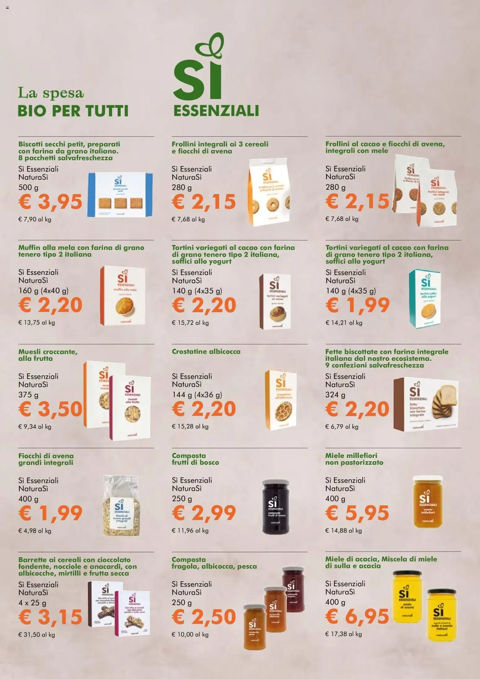 Natura Sì volantino dal 05/08/2026 - online Offerte da 5 agosto a 8 settembre di 2026 - Pagina del volantino 9