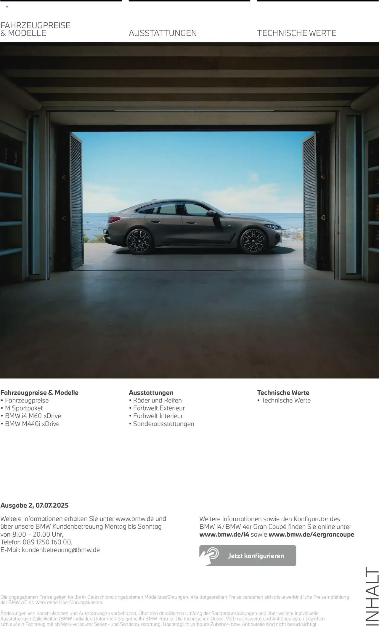 BMW 4 Gran Coupé vom 01.07.2025 – Angebote online von 1. Juli bis 31. Dezember 2026 - Prospekt seite 2