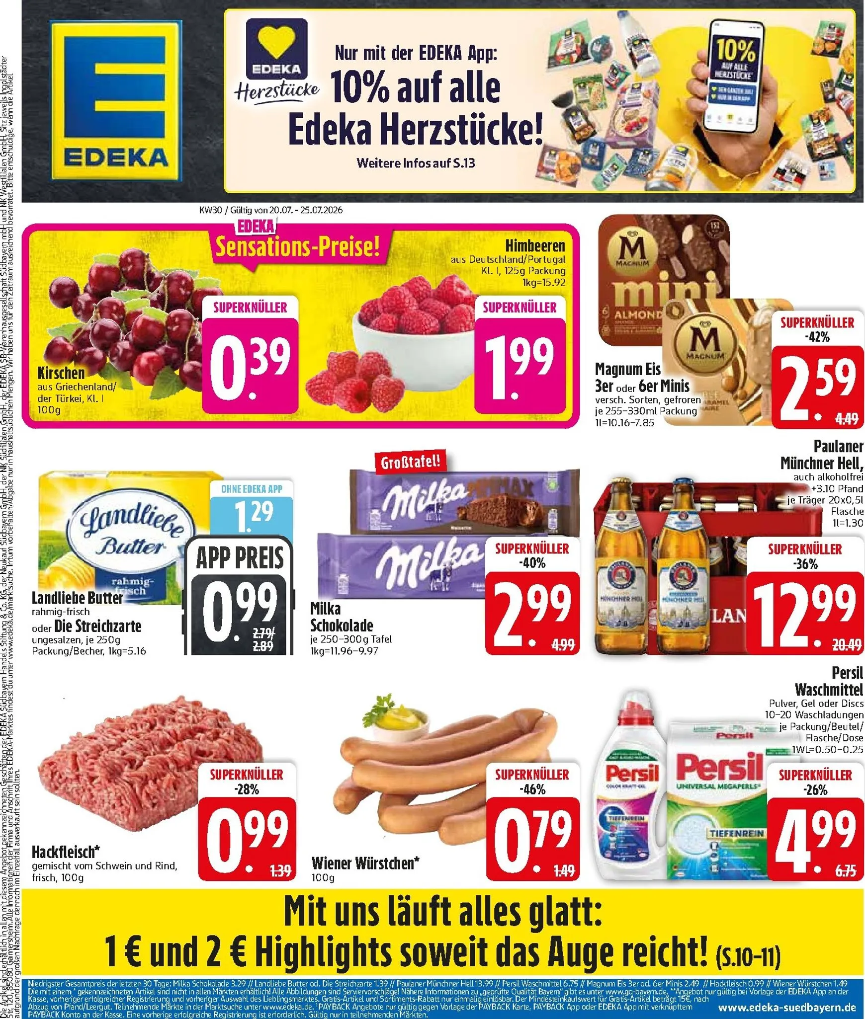 Edeka - Wochenangebote Prospekt – von Montag 20.07.2026 bis Samstag 25.07.2026 von 20. Juli bis 25. Juli 2026 - Prospekt seite 3