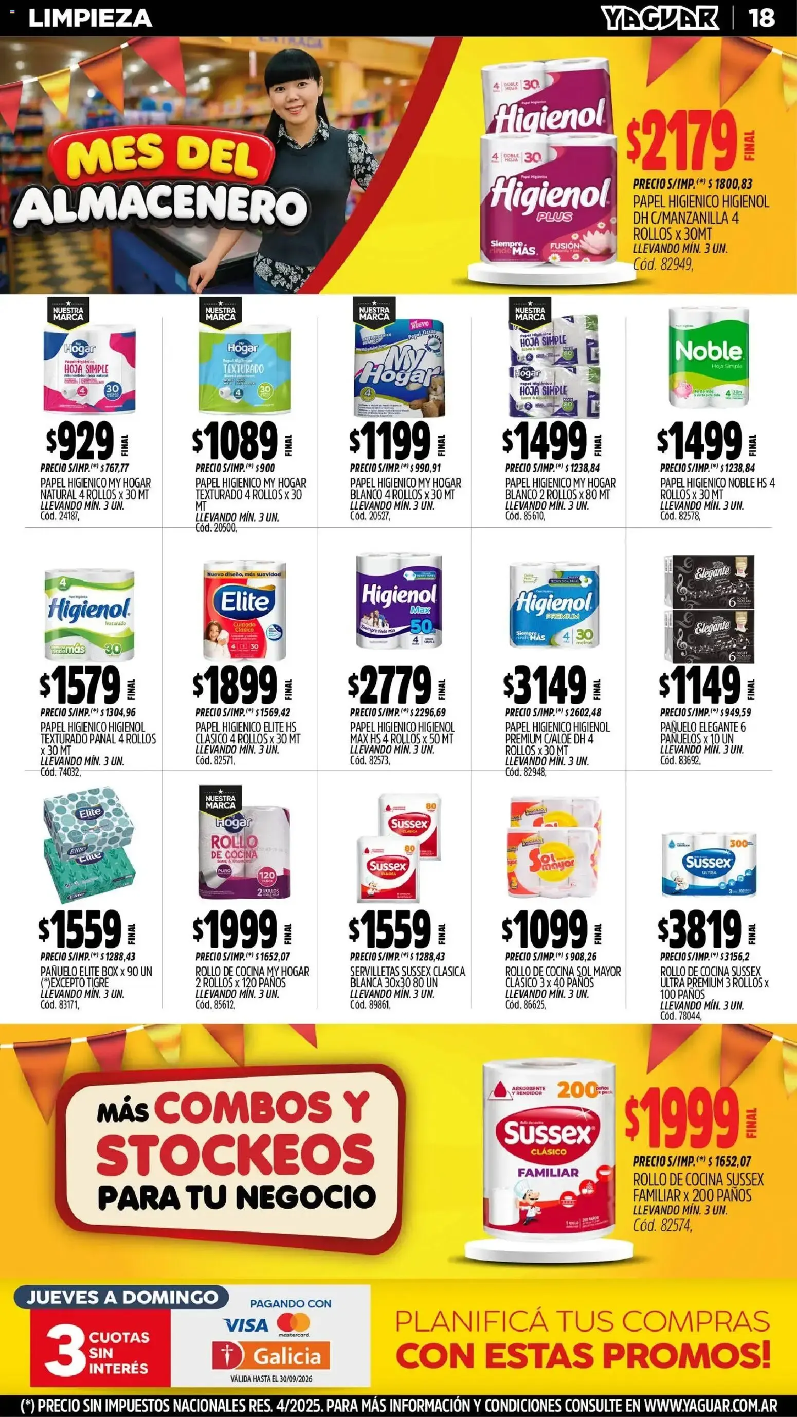 Ofertas de Mayorista Yaguar - Mes del Almacenero 31 de agosto al 6 de septiembre 2026 - Página 18 del catálogo