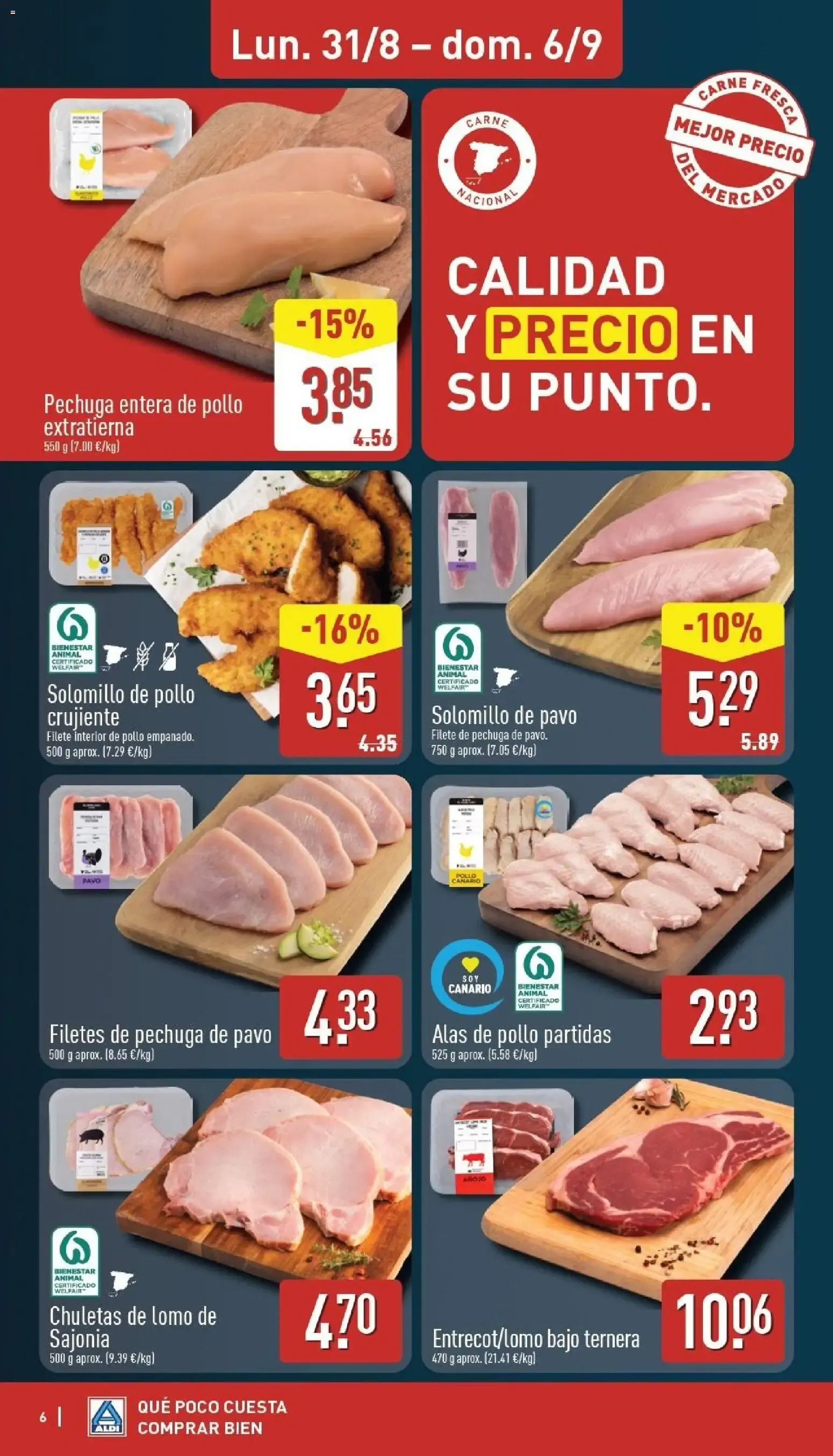 Catálogo de Aldi folleto | Catálogo 31 de agosto al 6 de septiembre 2026 - Página 6