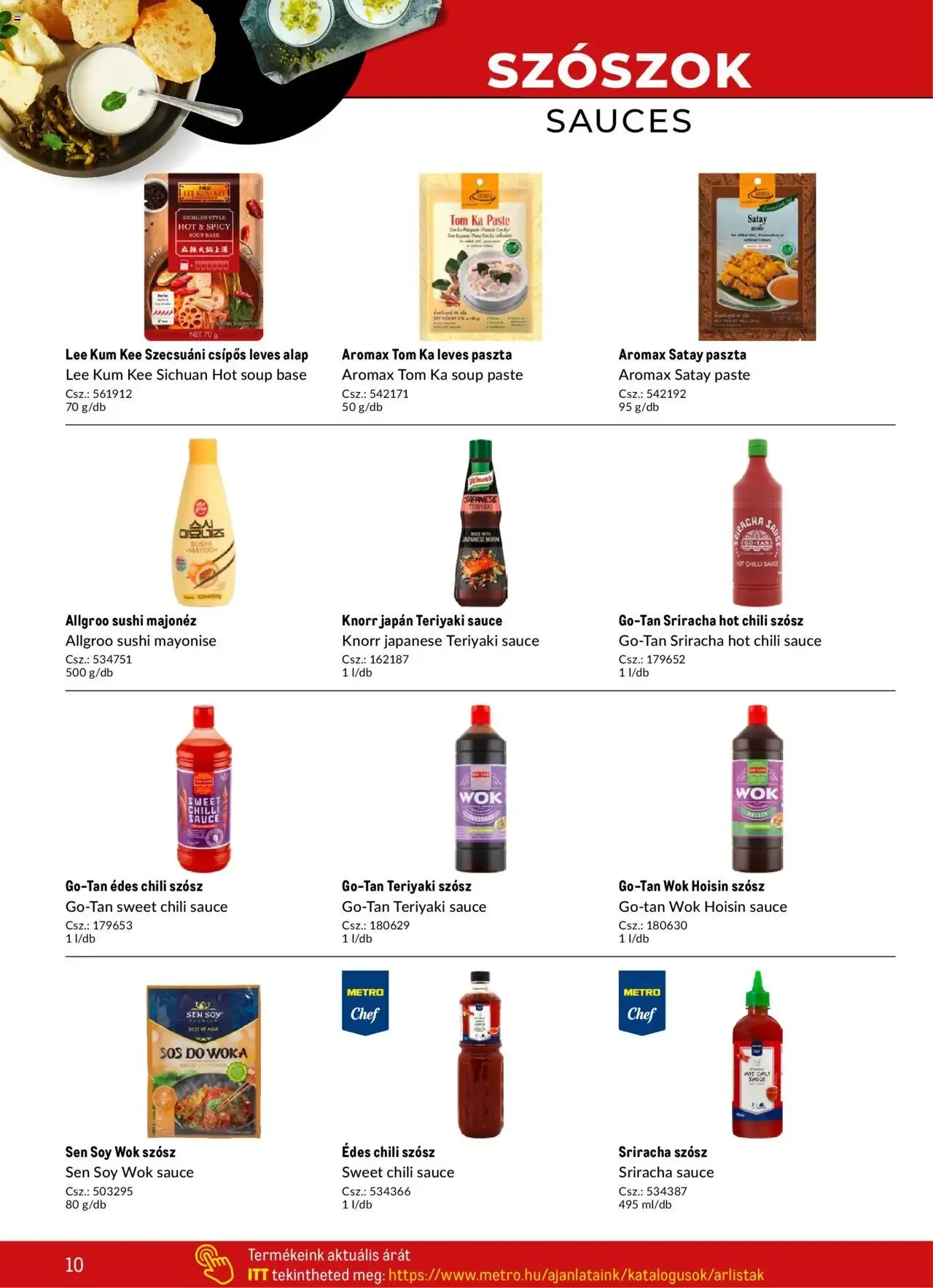 Katalógus ÁZSIAI ÍZEK A TÁVOL-KELET KONYHÁJA / ASIA FLAVORS OF THE ORIENT május 2.-tól december 31.-ig 2026. - Oldal 10