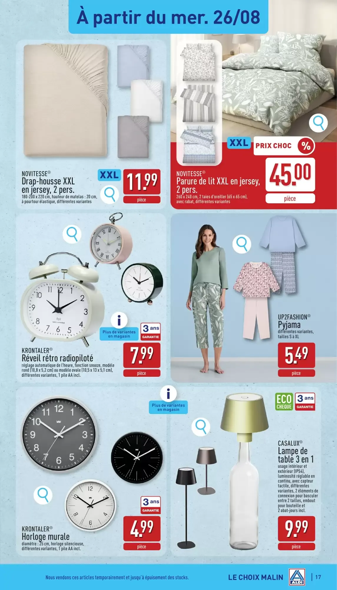 ALDI Dépliant du 24/08 au 29/08 van 24 augustus tot 29 augustus 2026 - folder pagina 17