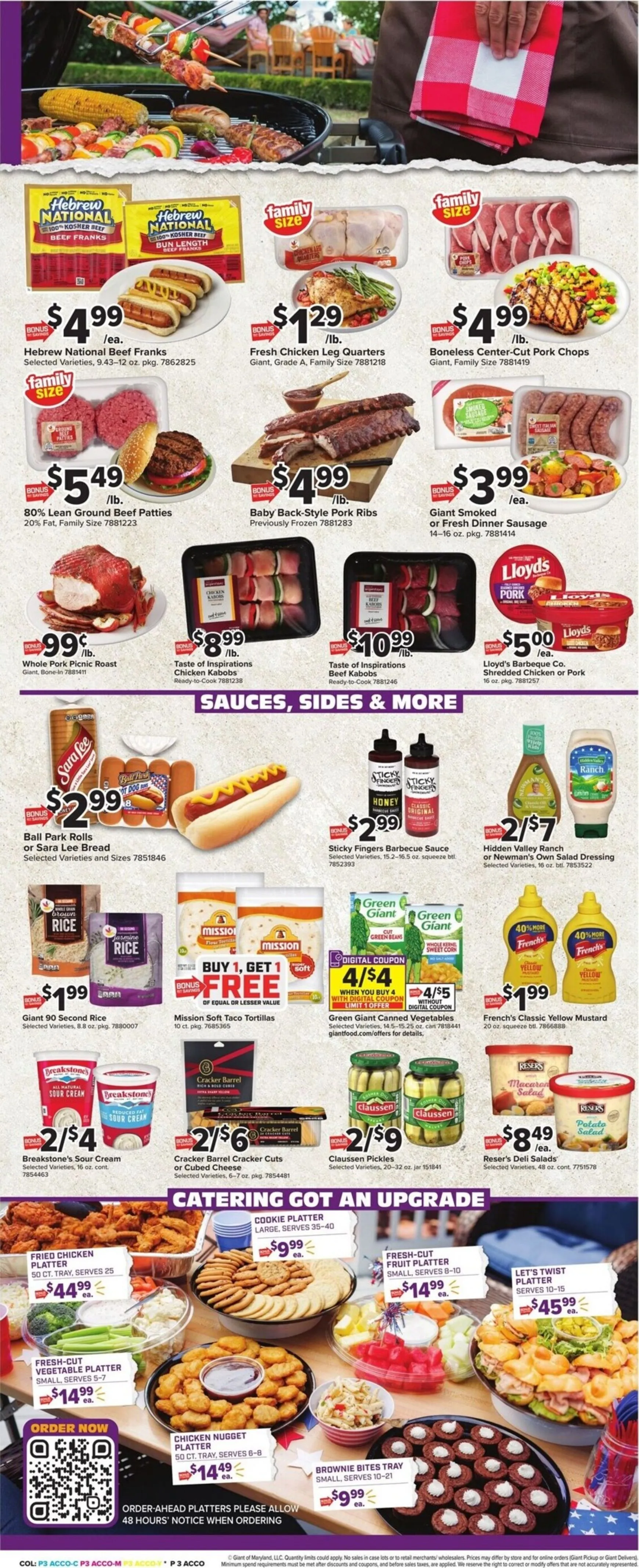 Weekly promotion Current Giant leaflet valid from Friday 08/28/2026 to Thursday 09/03/2026 spanning from August 28 to September 3 2026 - Page 4 for Catalogue 365