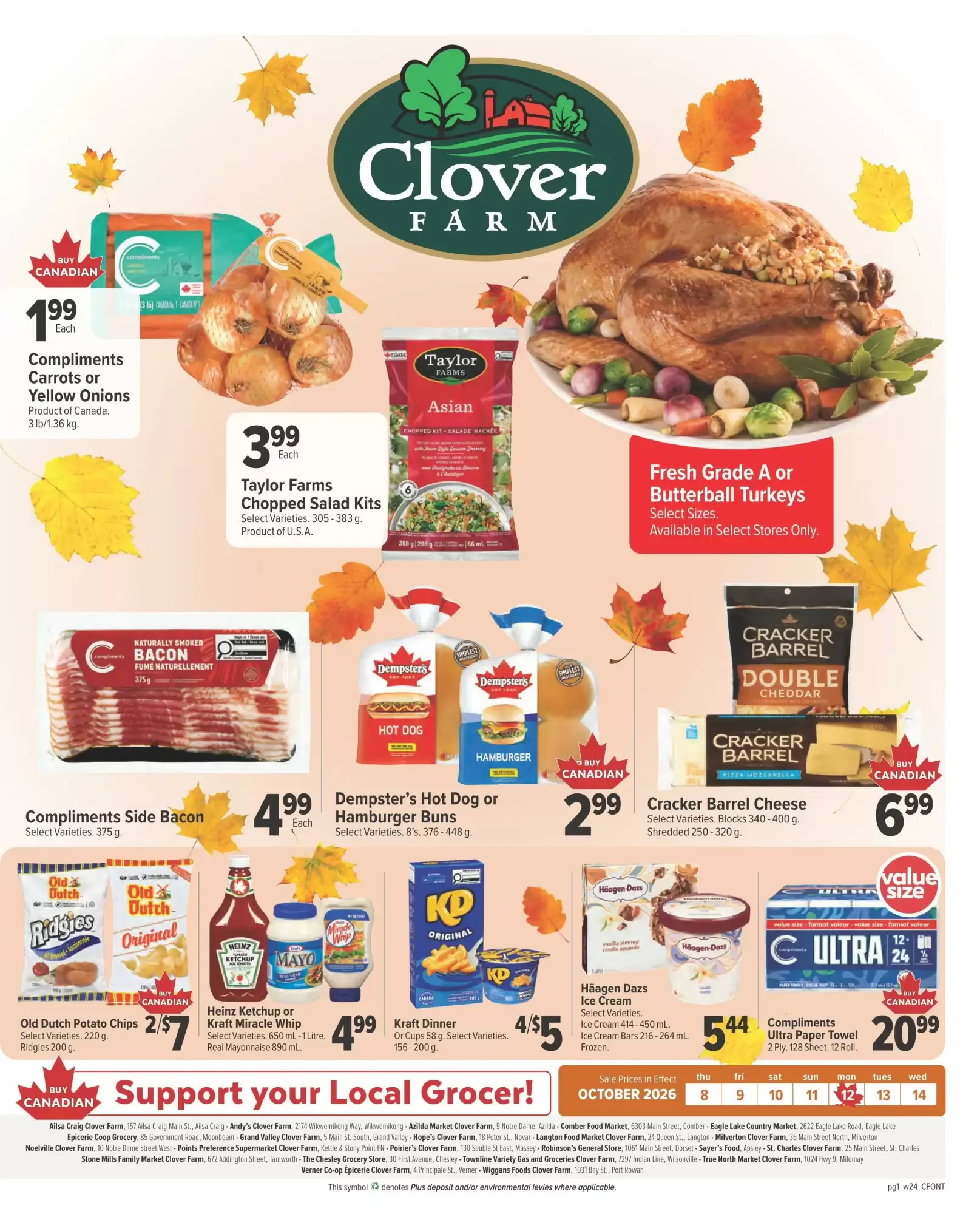 Clover Farm flyer week 41 from October 8 to October 14 2026 - flyer page 1