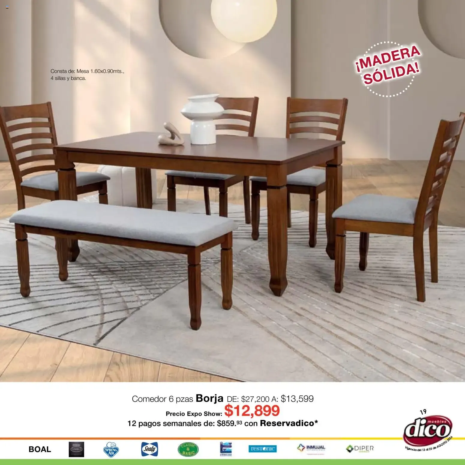 Catálogo de Muebles Dico catálogo Expo Show (13/08/2026 - 25/08/2026) - catálogo en línea 13 de agosto al 25 de agosto 2026 - Pagina 19