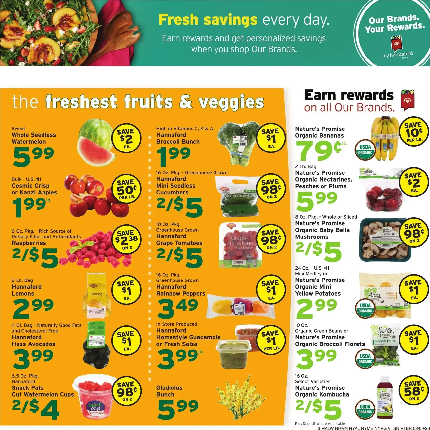Weekly ad Hannaford Savings you can count on. from August 9 to August 15 2026 - Page 5