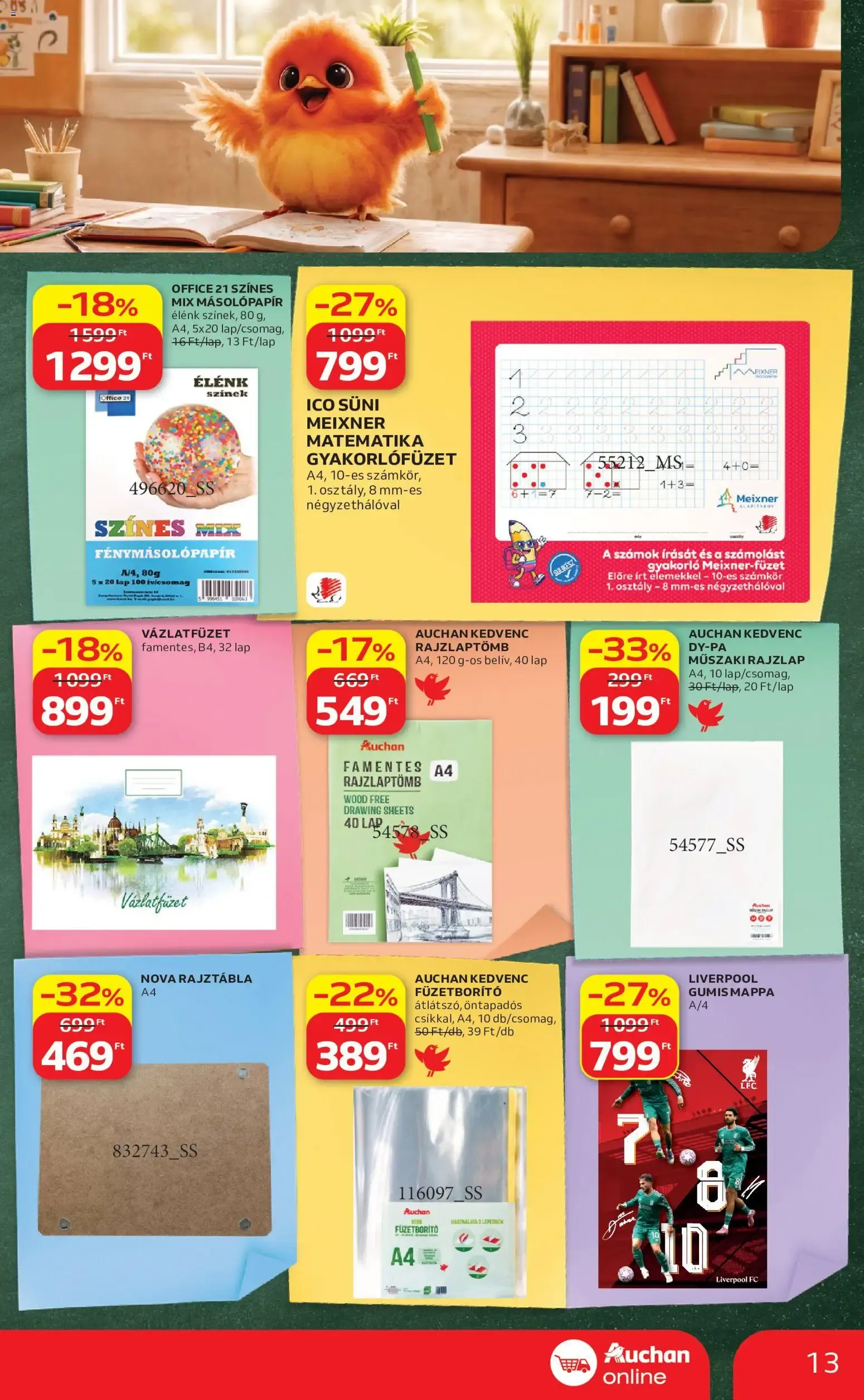 Katalógus Auchan Szupermarket akciós újság - 2026.07.23. -tól/töl > akció, lapozható szórólap 🛍️ július 23.-tól július 29.-ig 2026. - Oldal 13