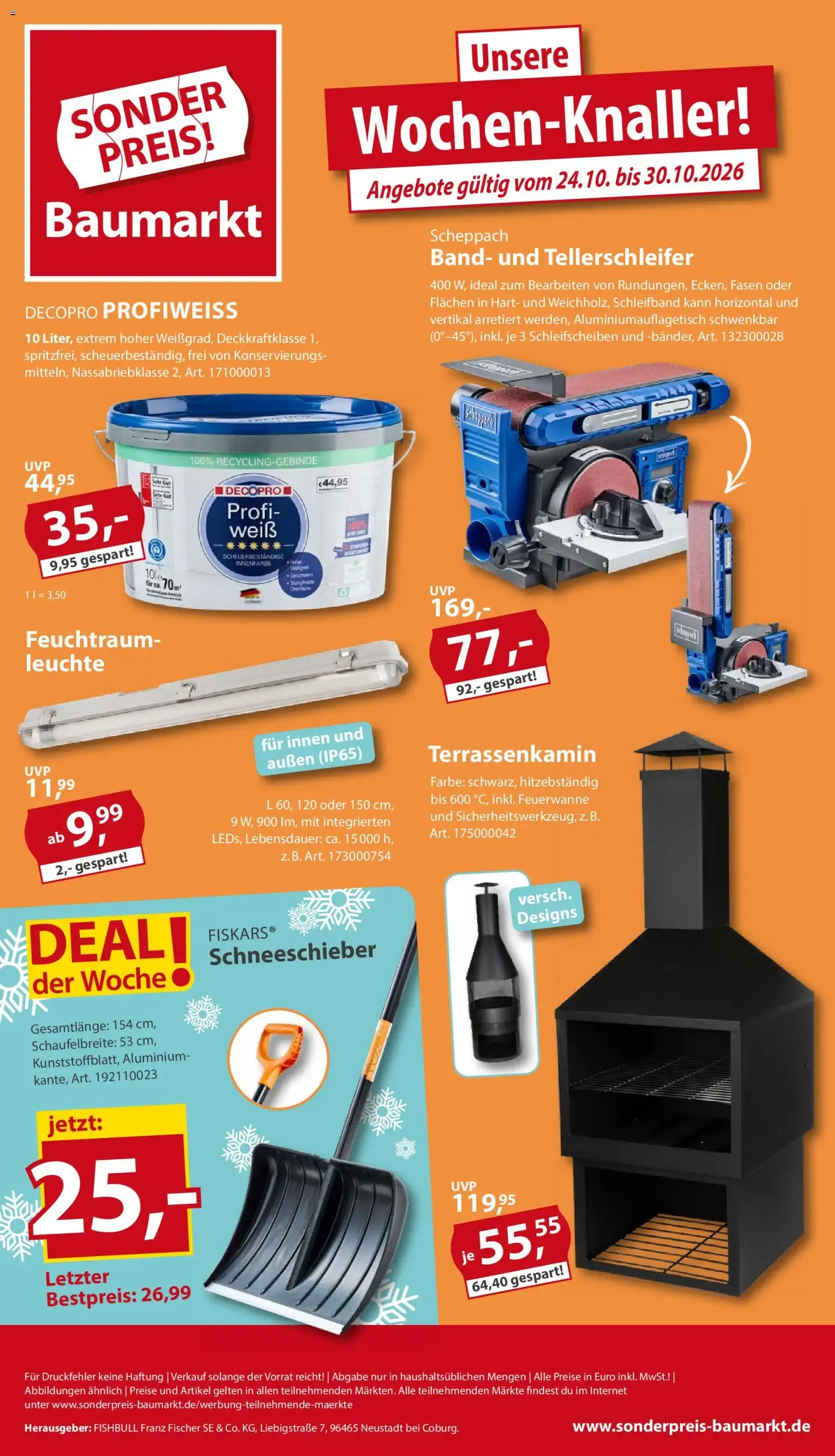 Sonderpreis Baumarkt Prospekt (ab 24.10.2026) zum Blättern