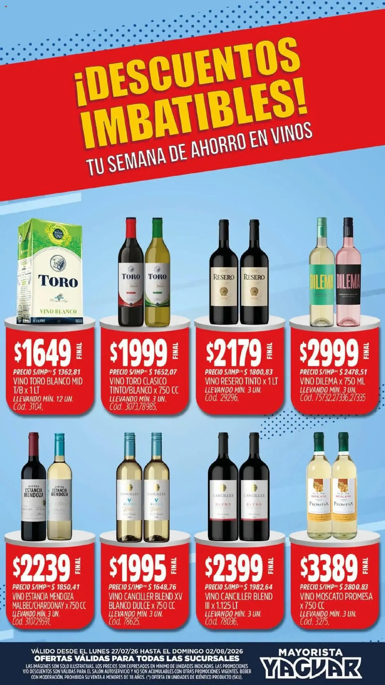 Ofertas de Mayorista Yaguar - Precios Bajo Cero 27 de julio al 2 de agosto 2026 - Página 6 del catálogo