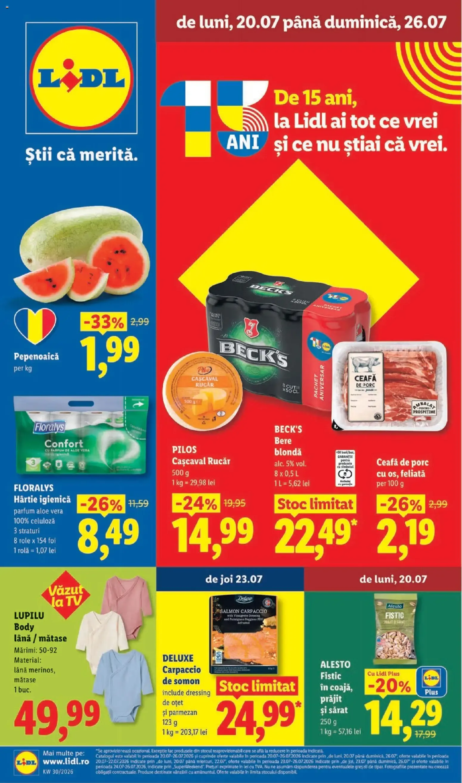 Catalog Catalog LIDL 20.07.2026 - Oferta și Revista online de la 20 iulie până la 26 iulie 2026 - Revista Pagina 1