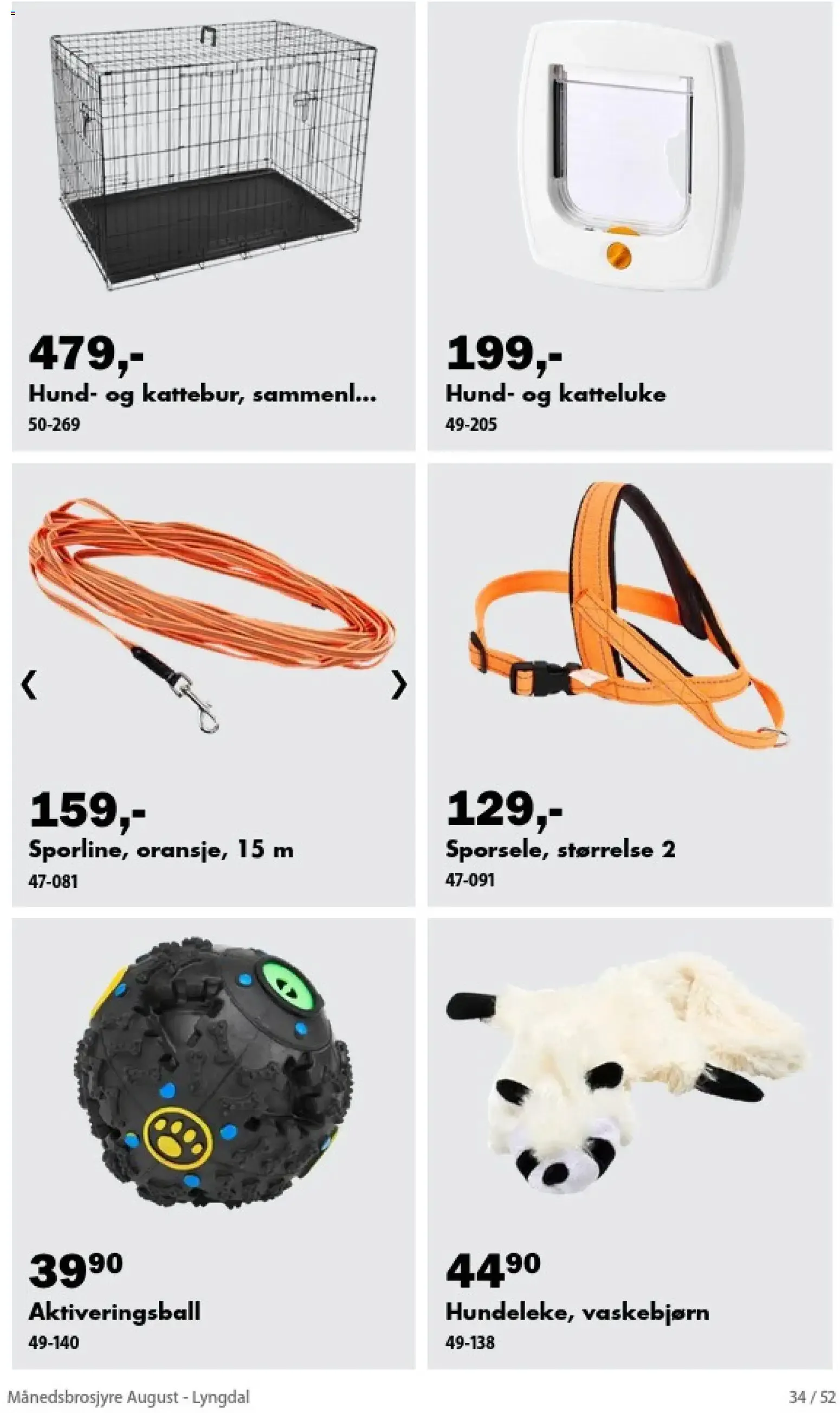Biltema Månedsbrosjyre August - National (01/08/2026 - 30/08/2026) - Kundeavis og tilbud fra 1. august til 30. august 2026 - kundeavisside 34