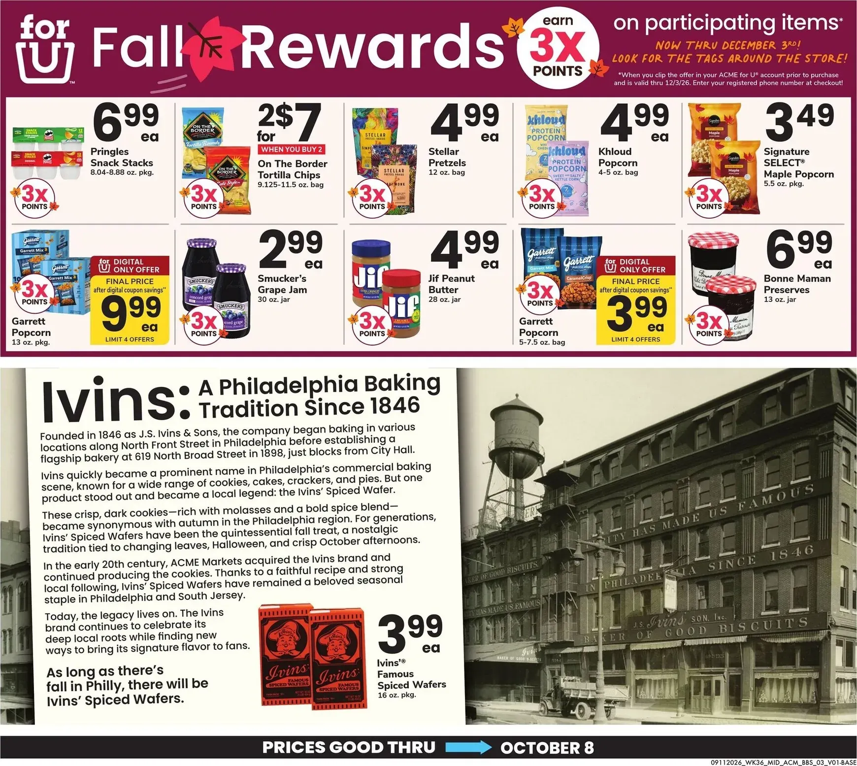 Weekly ad Current ACME - Big Book of Savings leaflet valid from Friday 09/11/2026 to Thursday 10/08/2026 from September 11 to October 8 2026 - Page 3